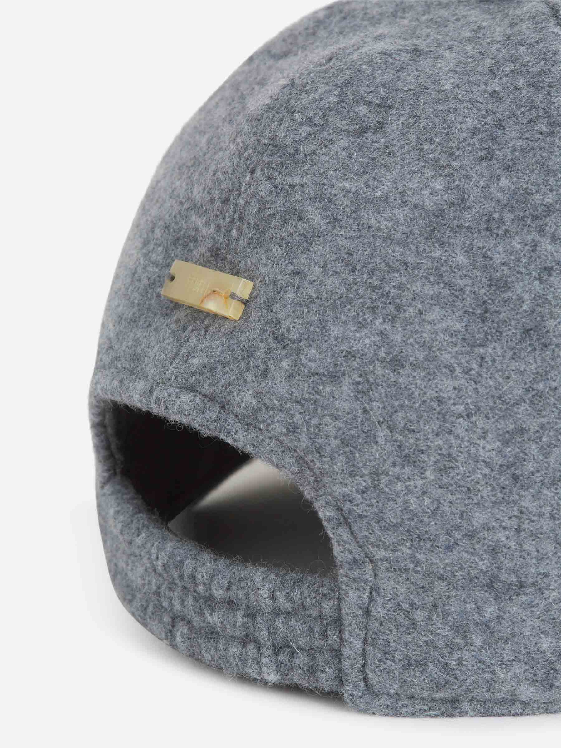 Fedeli Hombre Barcelona Gorra Logo Cachemira color Gris sku 695-001883 02 - Foto 4