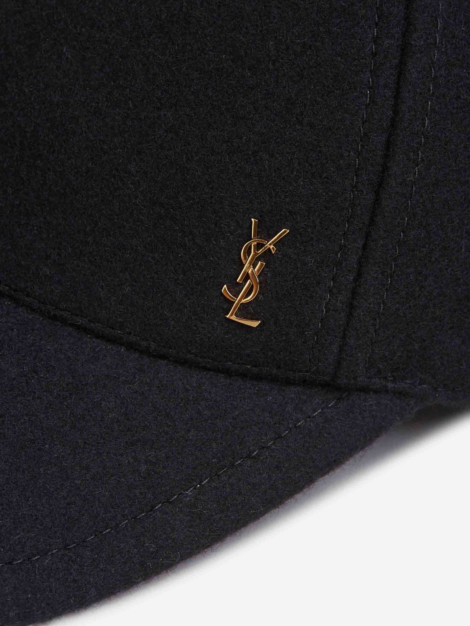 Saint Laurent Hombre Barcelona Gorra Béisbol YSL color Negro sku 695-001888 01 - Foto 5