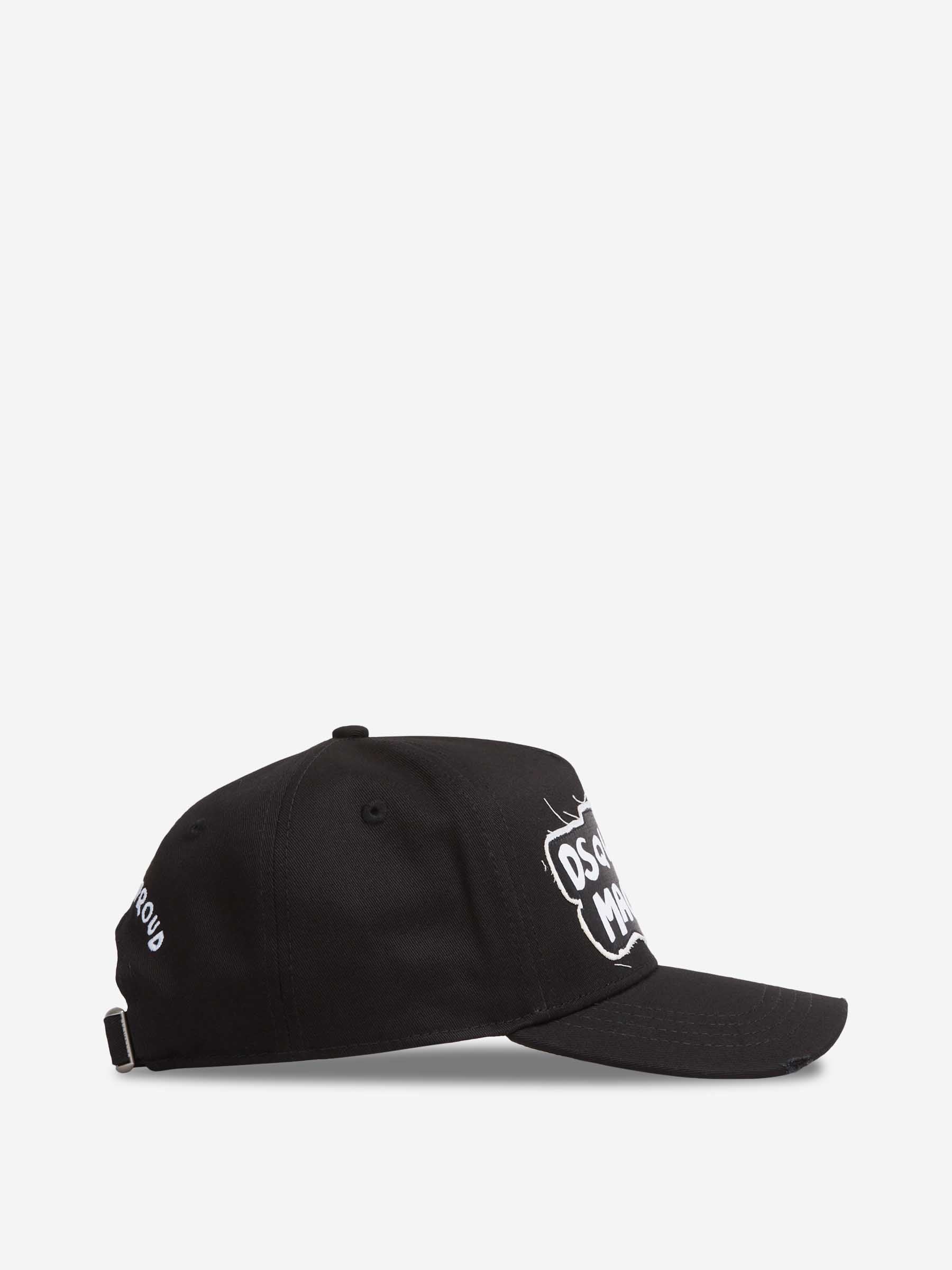 Dsquared2 Hombre Barcelona Gorra Logo Algodón color Negro sku 695-001900 01 - Foto 3