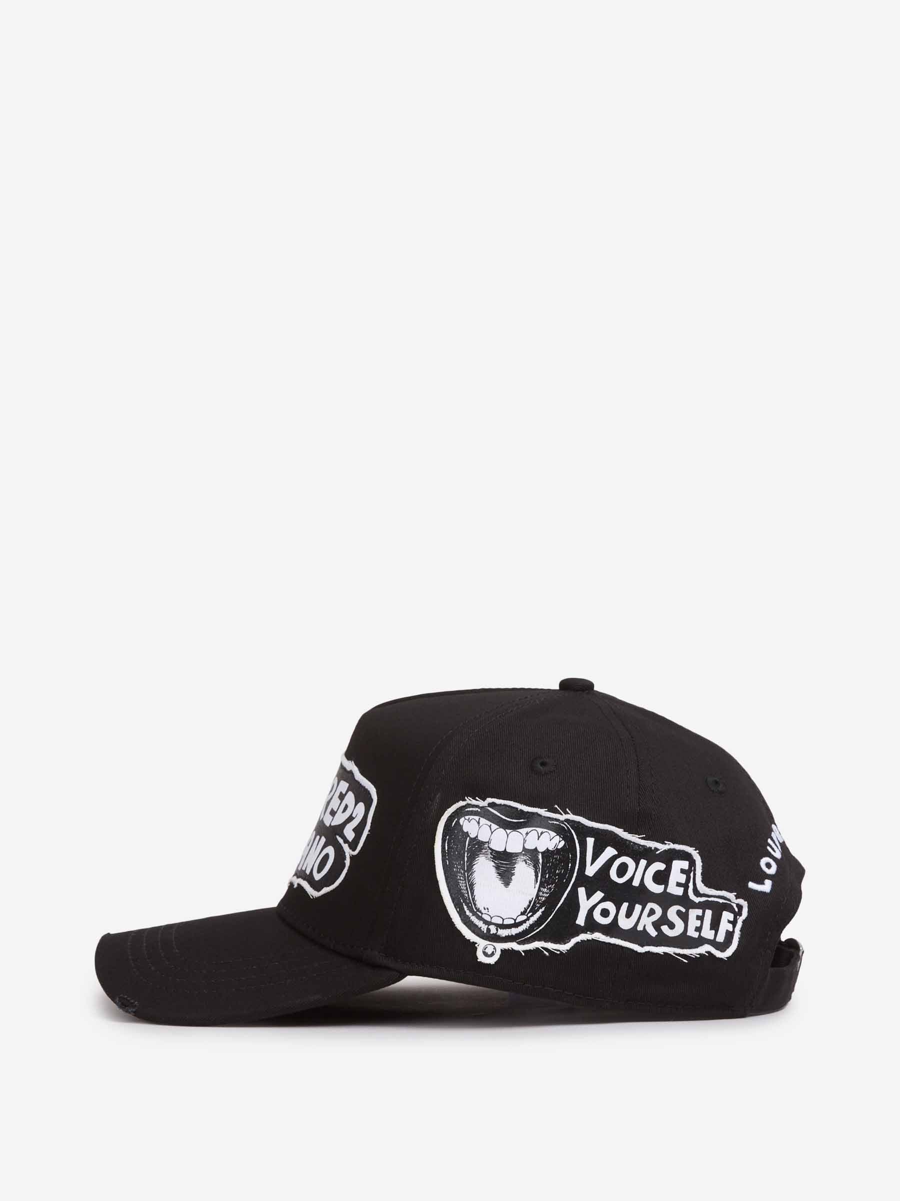 Dsquared2 Hombre Barcelona Gorra Logo Algodón color Negro sku 695-001900 01 - Foto 4