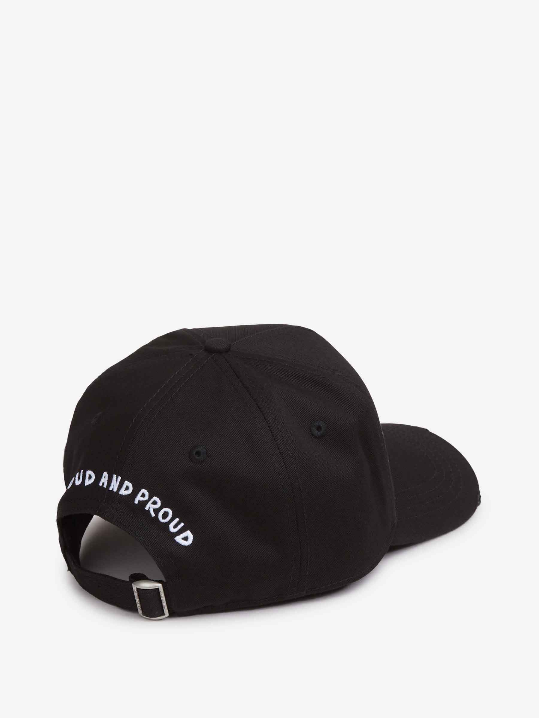 Dsquared2 Hombre Barcelona Gorra Logo Algodón color Negro sku 695-001900 01 - Foto 5