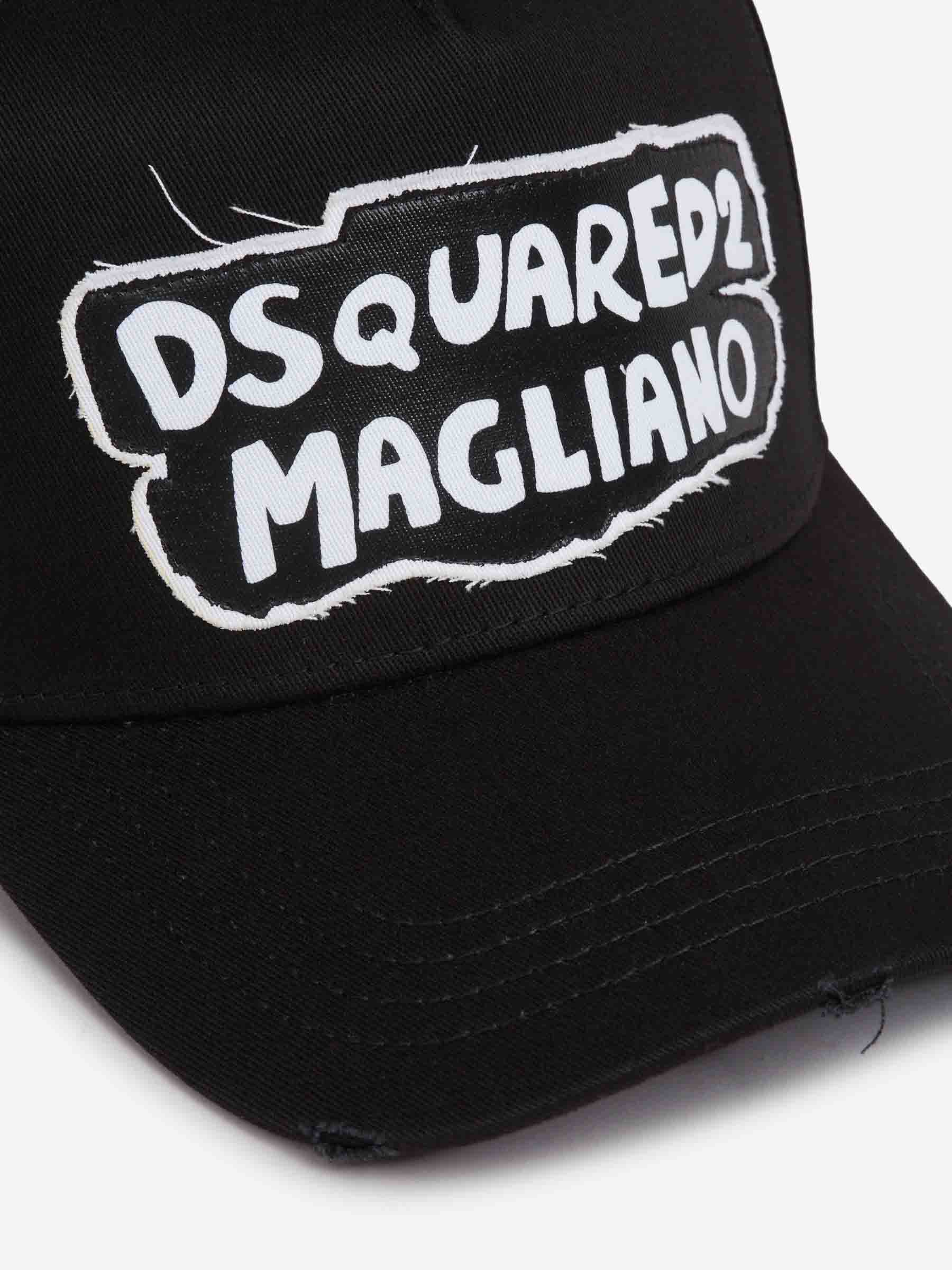 Dsquared2 Hombre Barcelona Gorra Logo Algodón color Negro sku 695-001900 01 - Foto 6