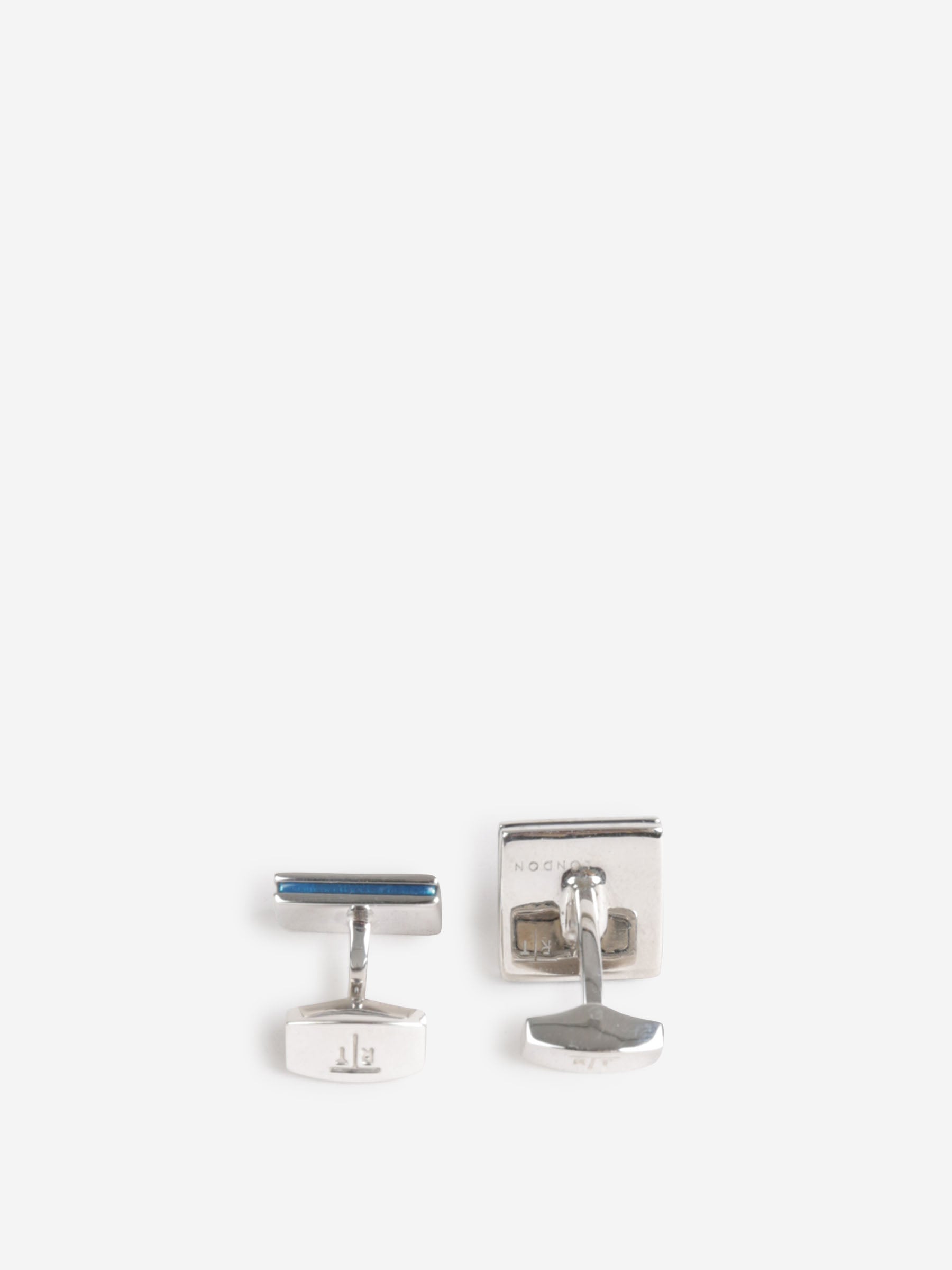 Tateossian Hombre Barcelona Gemelos Quadrato Swarovski color Azul Marino sku 696-000901 01 - Foto 3