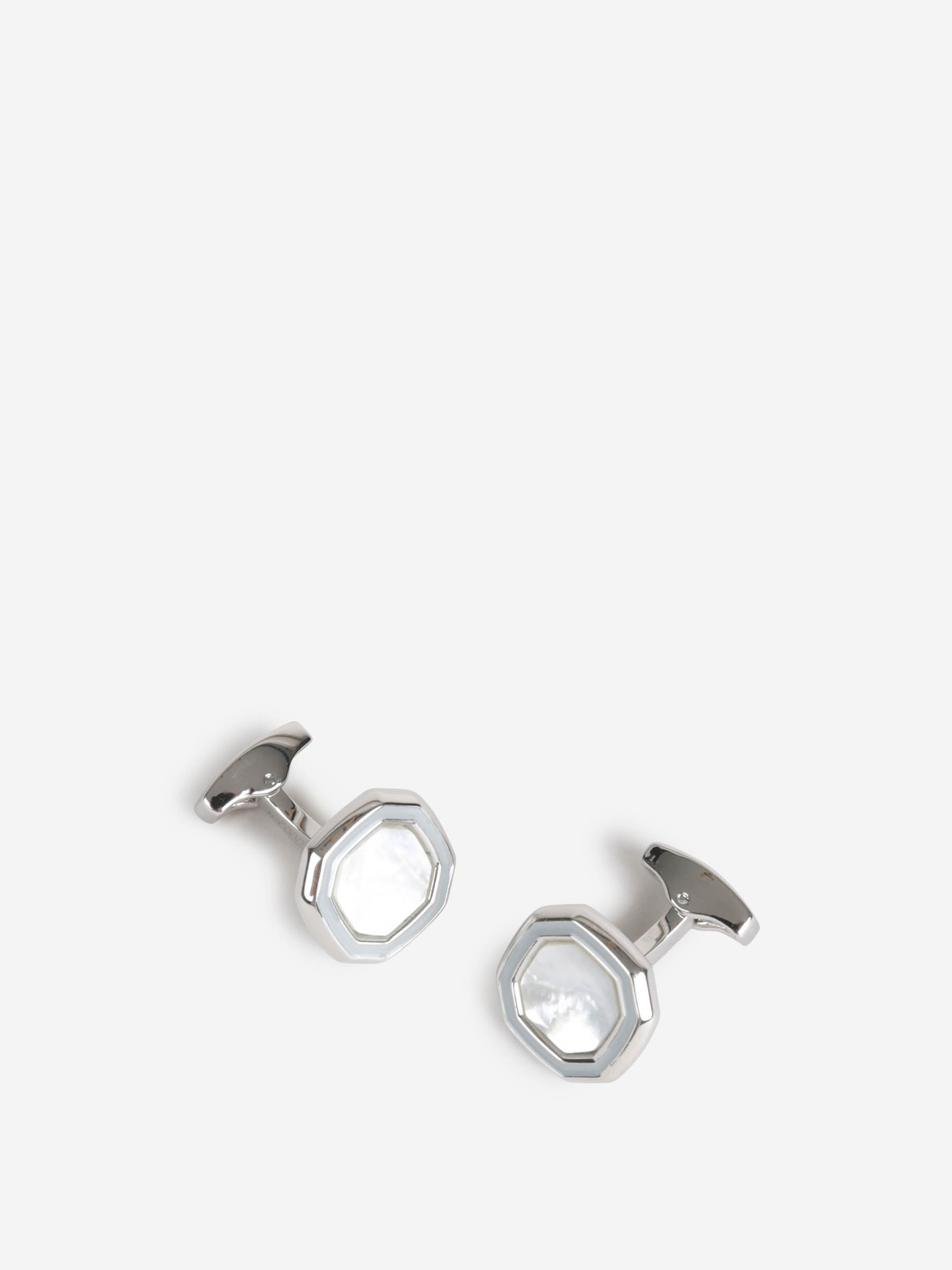 Tateossian Hombre Barcelona Gemelos Octágono color Blanco sku 696-000971 03 - Foto 3