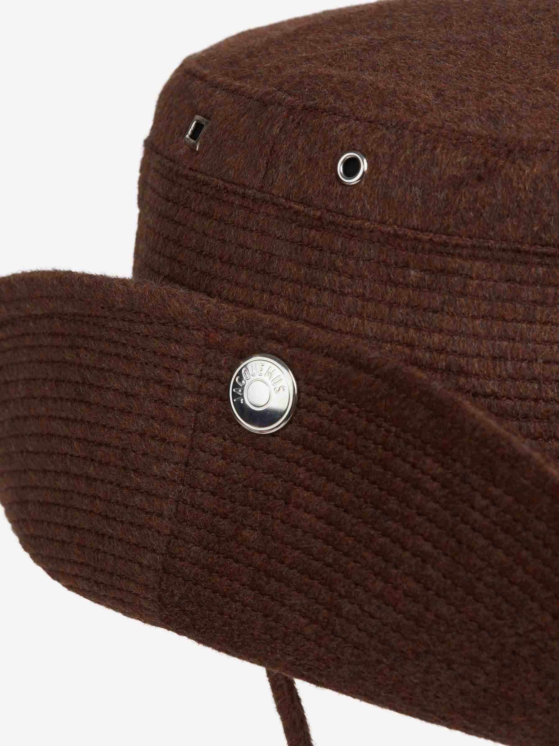 Jacquemus Hombre Barcelona Sombrero Le Bob de-Nîmes color Marrón sku 697-000241 01 - Foto 5
