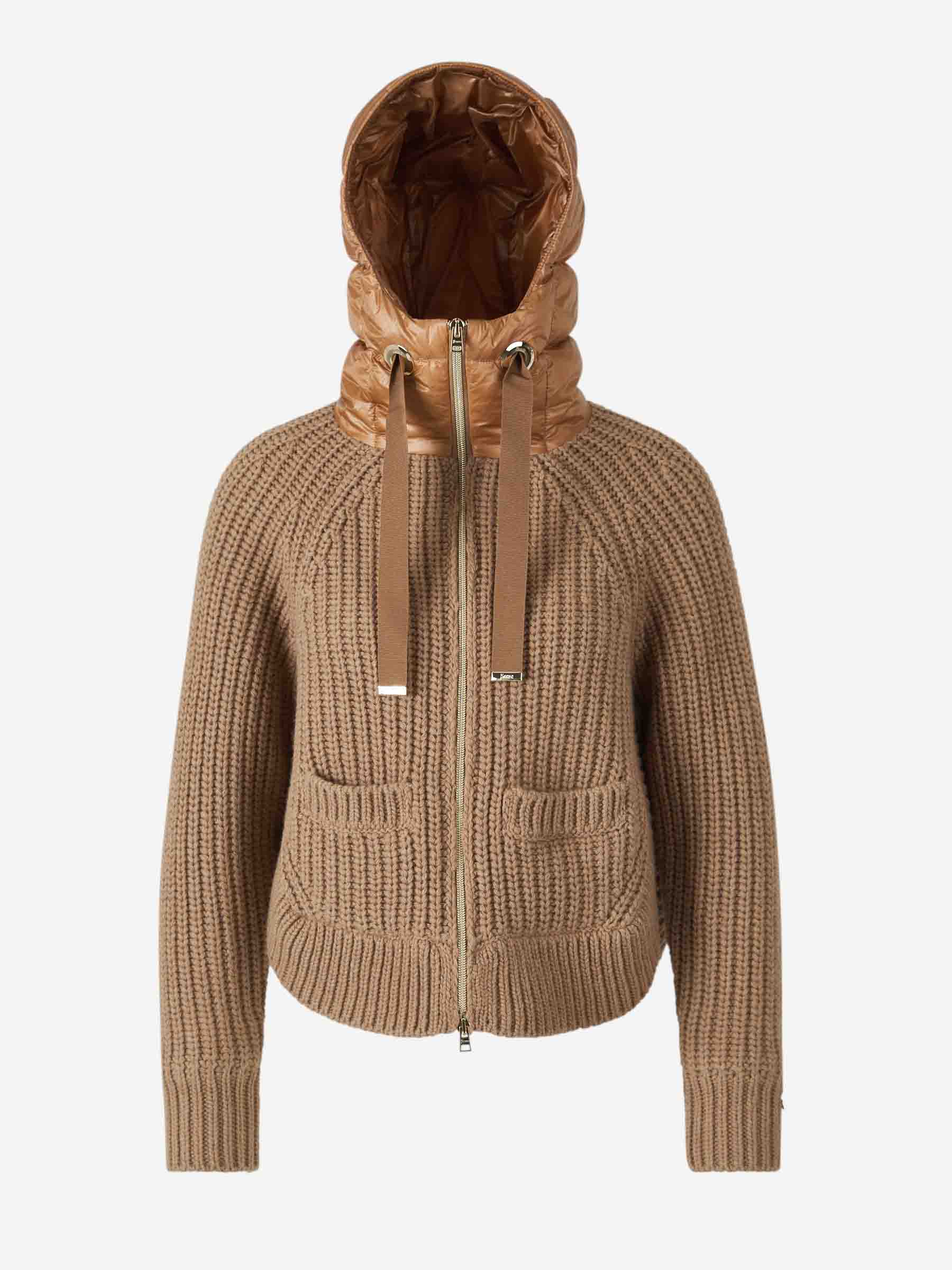 Wool Quilted Cardigan