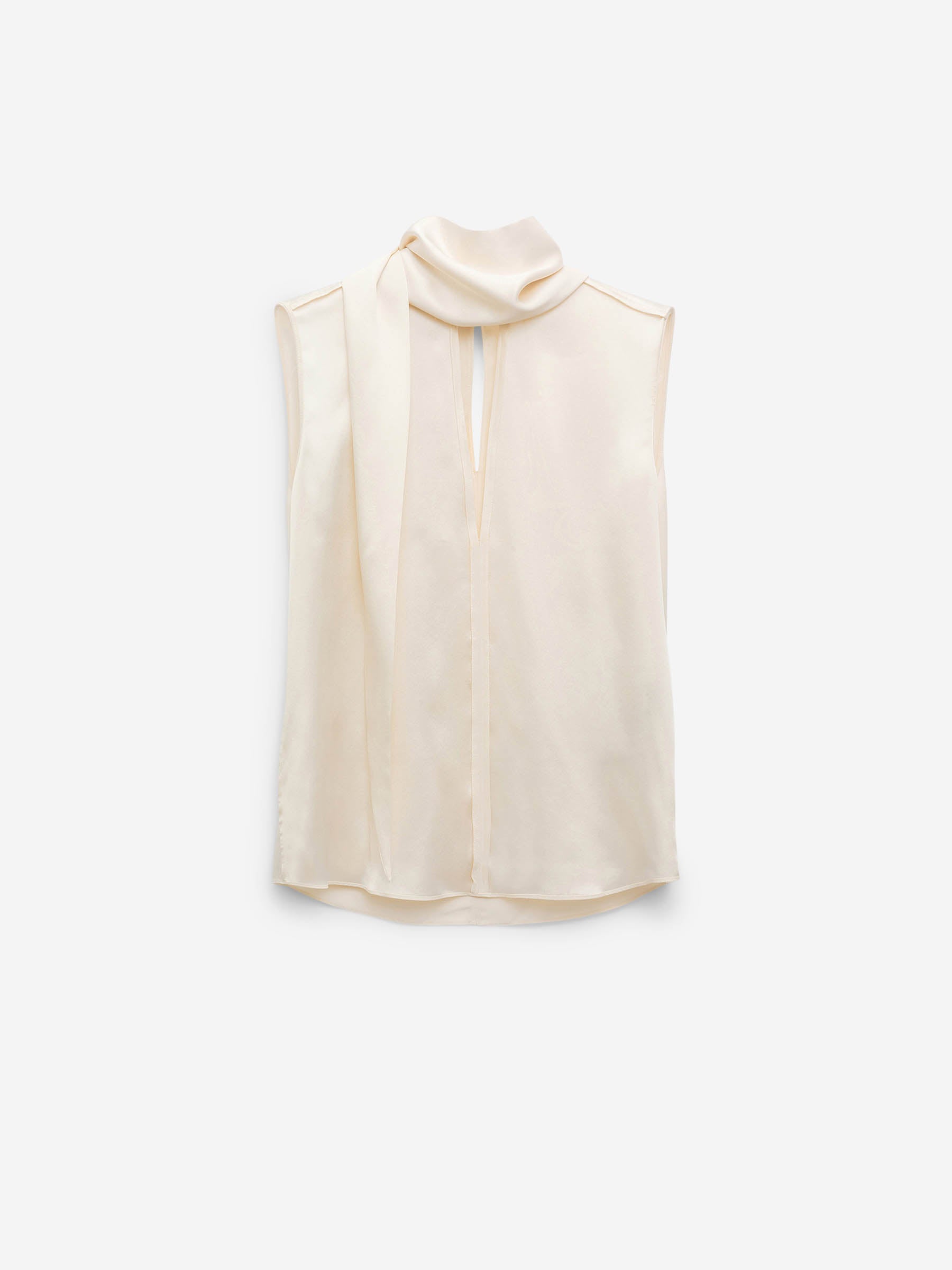 Dorothee Schumacher Mujer Barcelona Blusa Seda Lazo color Blanco sku 702-000494 01 - Foto 1