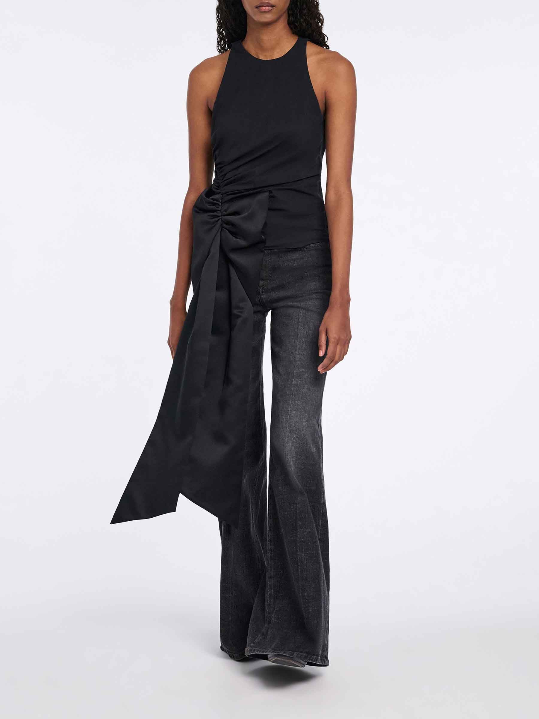 Dorothee Schumacher Mujer Barcelona Top Drapeado Lazo color Negro sku 703-002439 01 - Foto 2