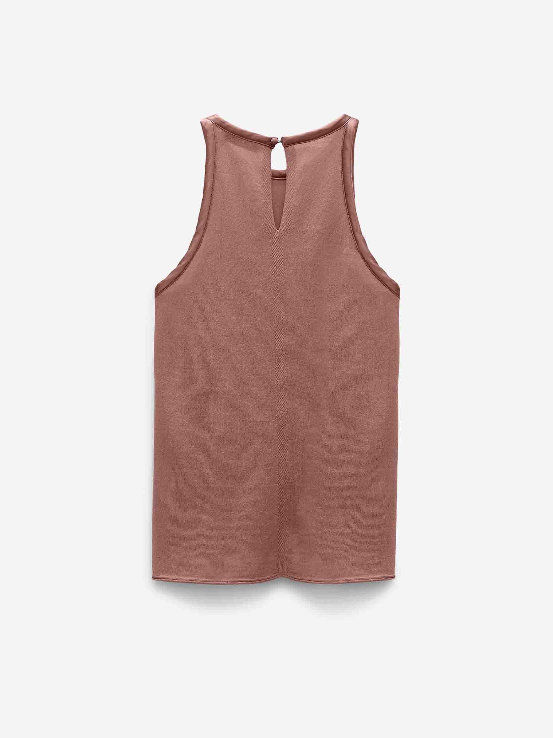 Dorothee Schumacher Mujer Barcelona Top Punto Lana color Rosa Envejecido sku 703-002444 01 - Foto 2