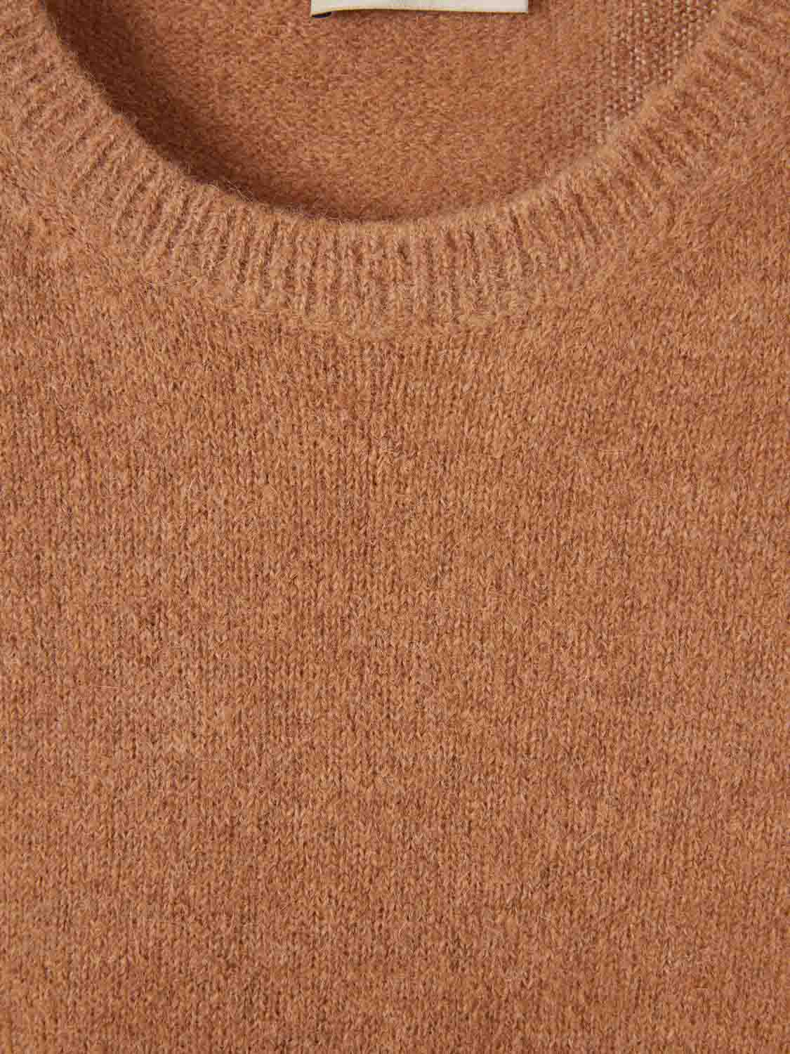 Herno Mujer Barcelona Jersey Cuello Redondo color Camel sku 711-003325 01 - Foto 3