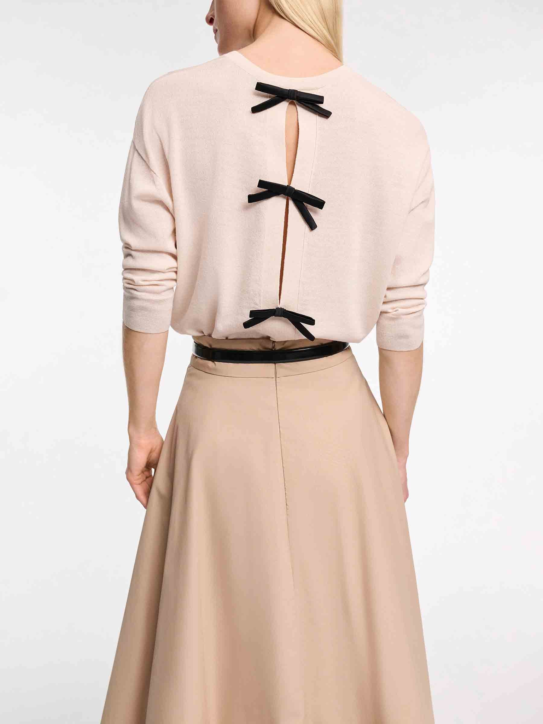 Dorothee Schumacher Mujer Barcelona Jersey Refined Essentials color Marfil sku 711-003339 01 - Foto 1
