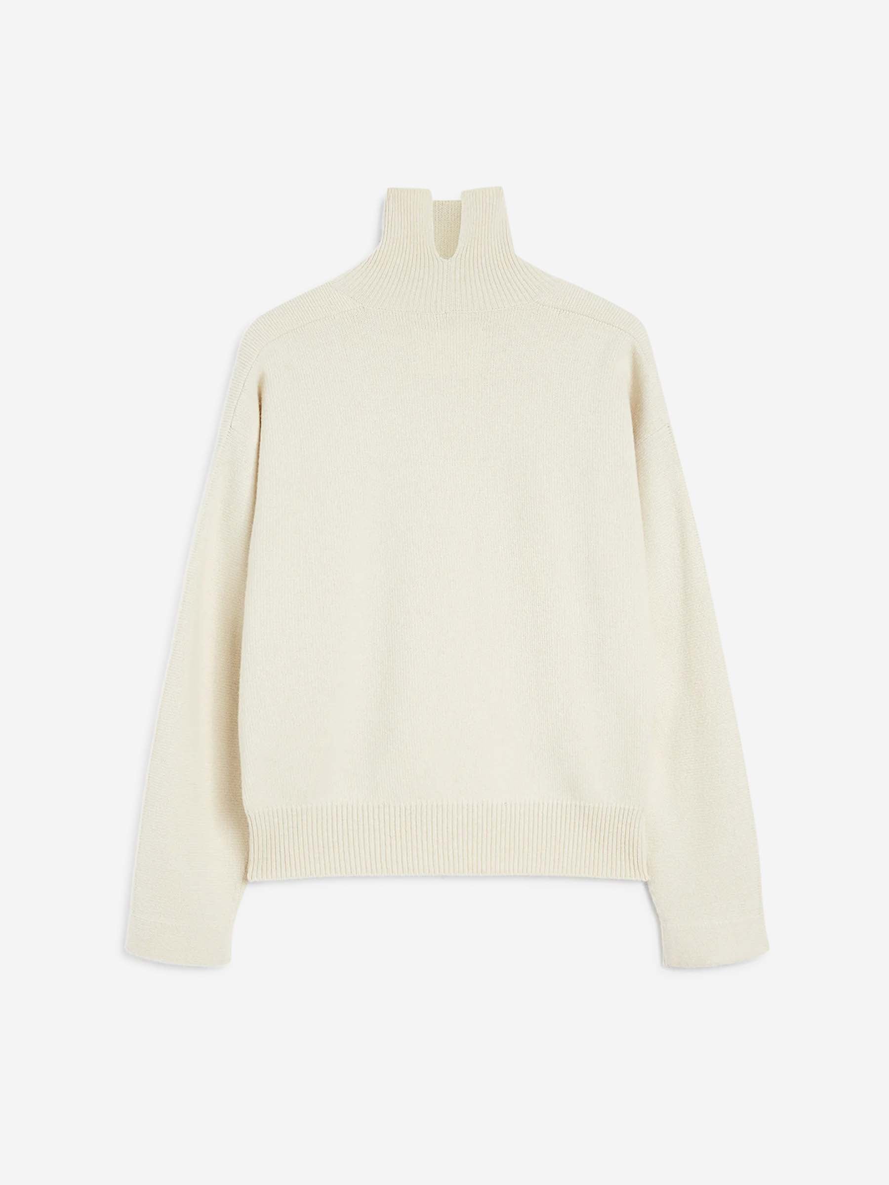 Jil Sander Mujer Barcelona Jersey Cuello Alto color Beige sku 711-003349 01 - Foto 3