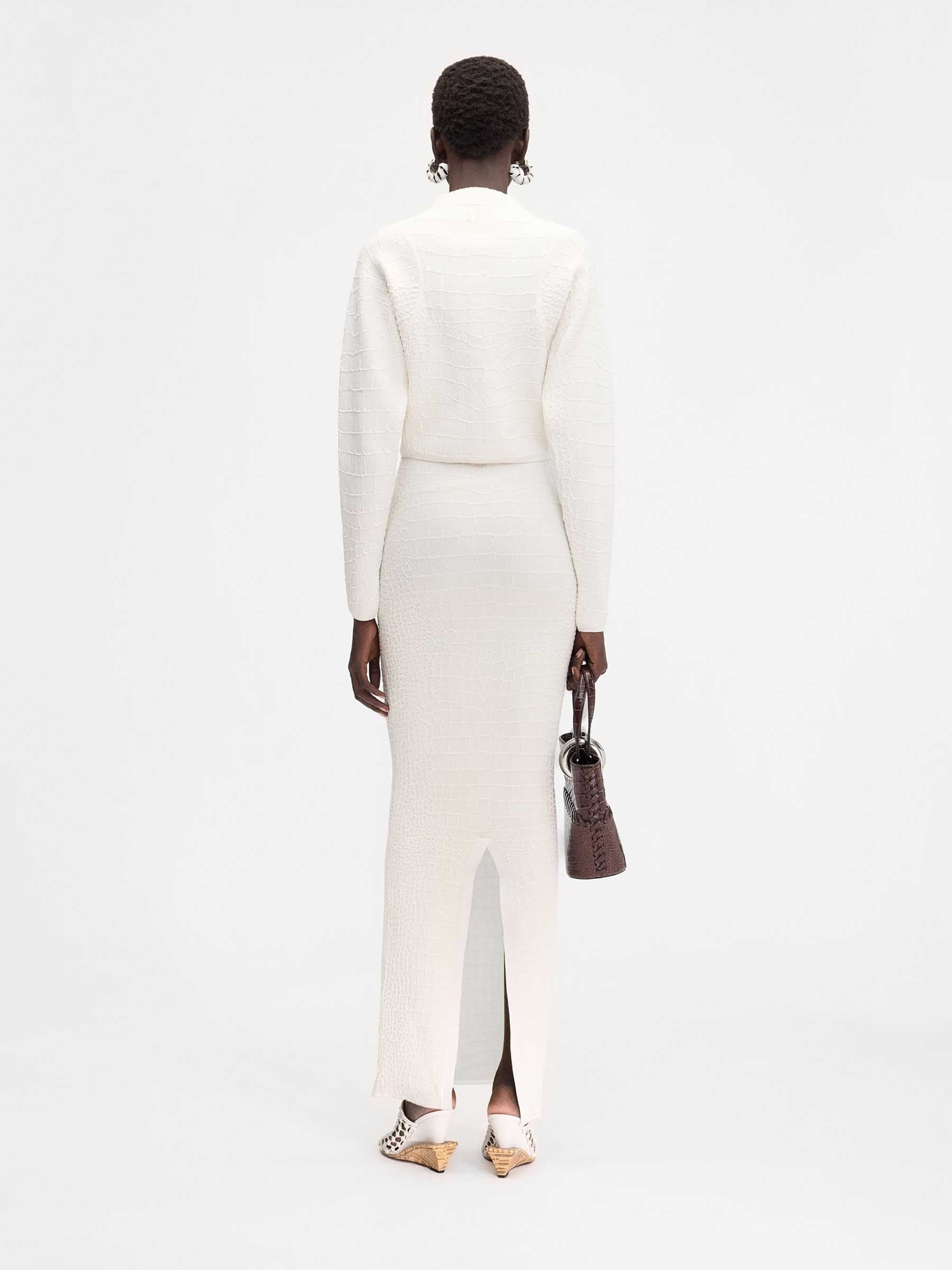Jacquemus Mujer Barcelona Cárdigan Scala Botones color Blanco sku 713-000335 01 - Foto 5