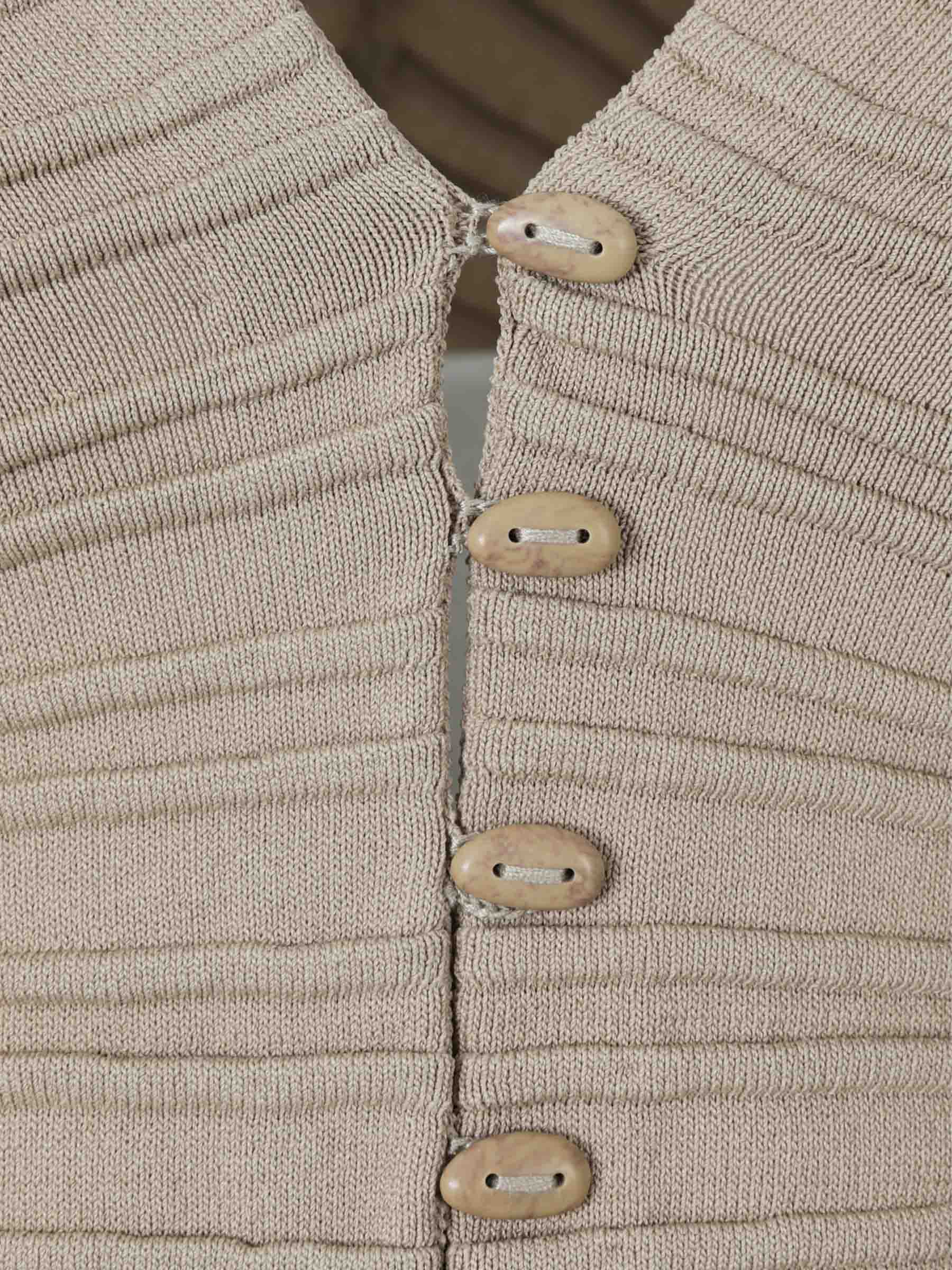 Cult Gaia Mujer Barcelona Cárdigan Punto Blair color Beige sku 713-000351 01 - Foto 3