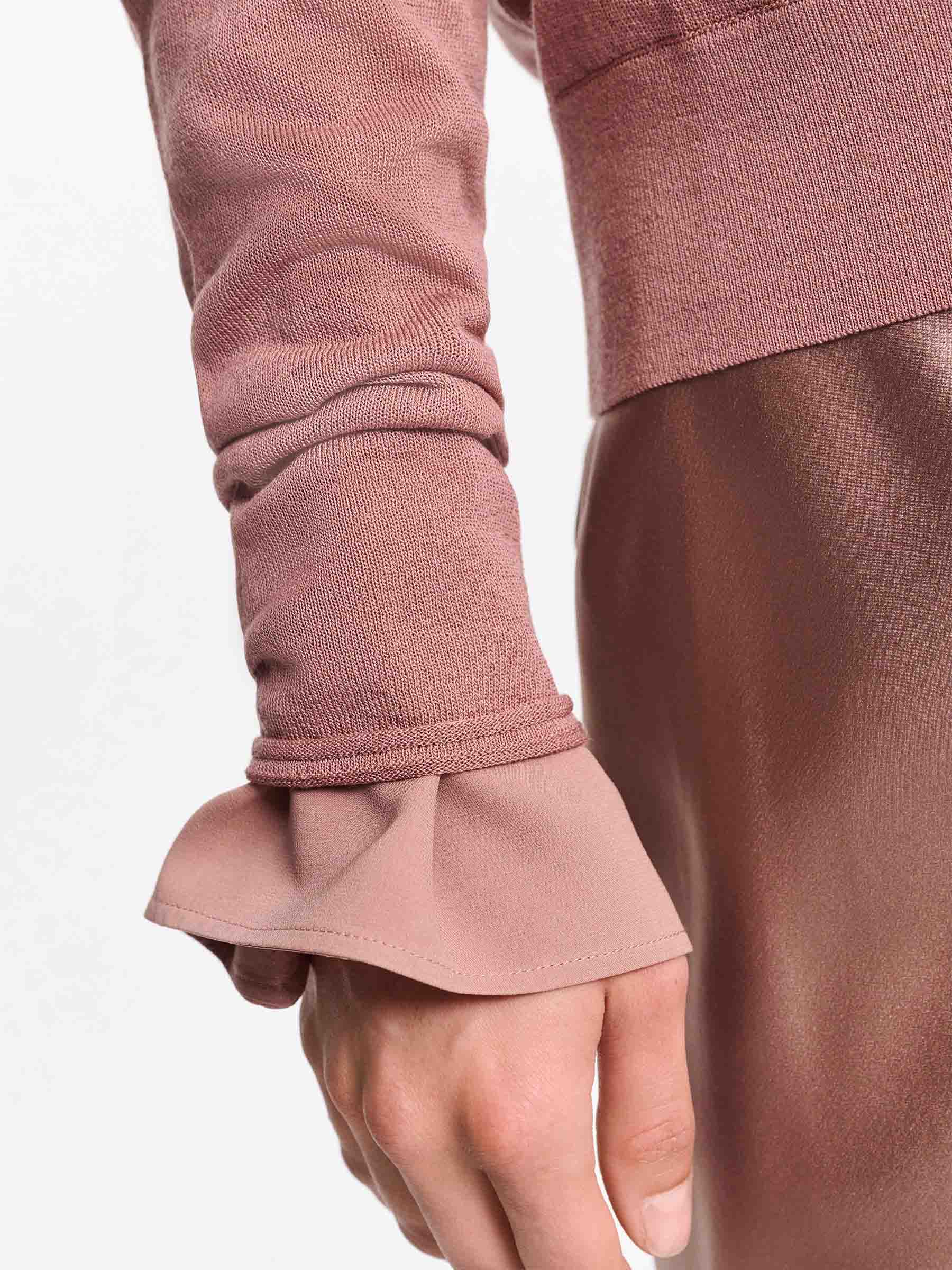 Dorothee Schumacher Mujer Barcelona Cárdigan Refined Essentials color Rosa Envejecido sku 713-000373 01 - Foto 4