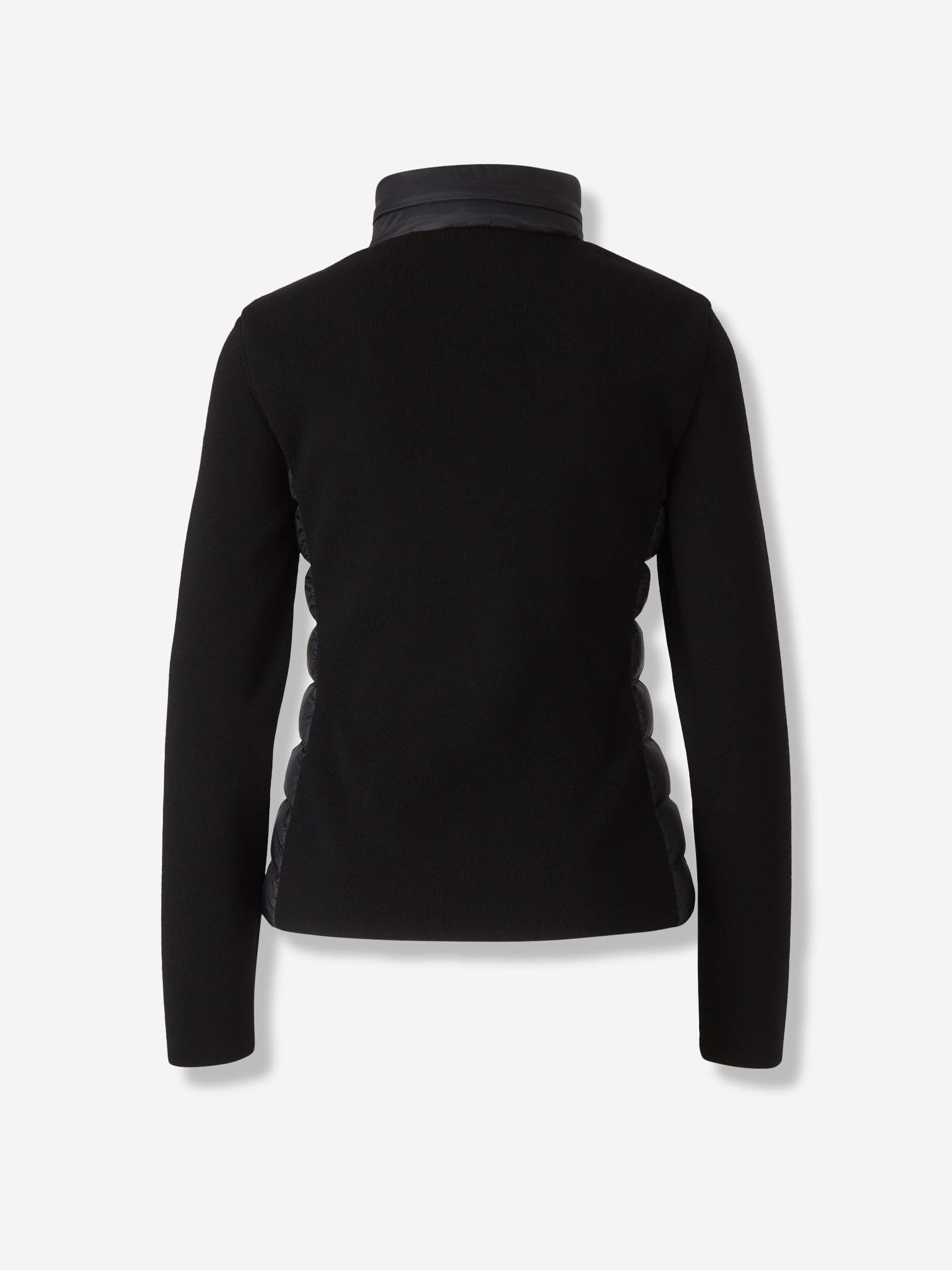 Moncler Mujer Barcelona Cárdigan Acolchado Cremallera color Negro sku 713-000383 02 - Foto 3
