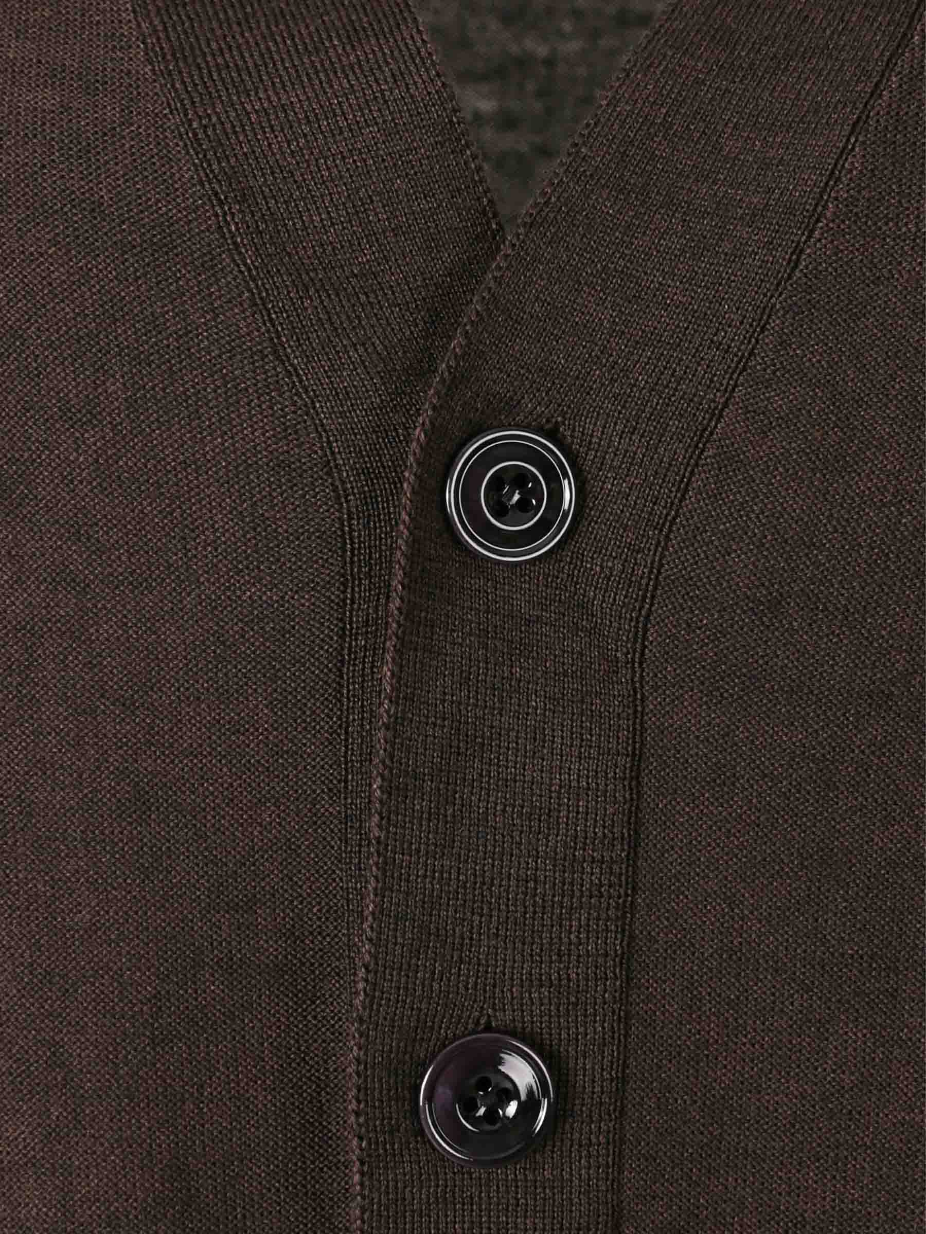 Lemaire Mujer Barcelona Cárdigan Twisted color Marrón Oscuro sku 713-000394 01 - Foto 3