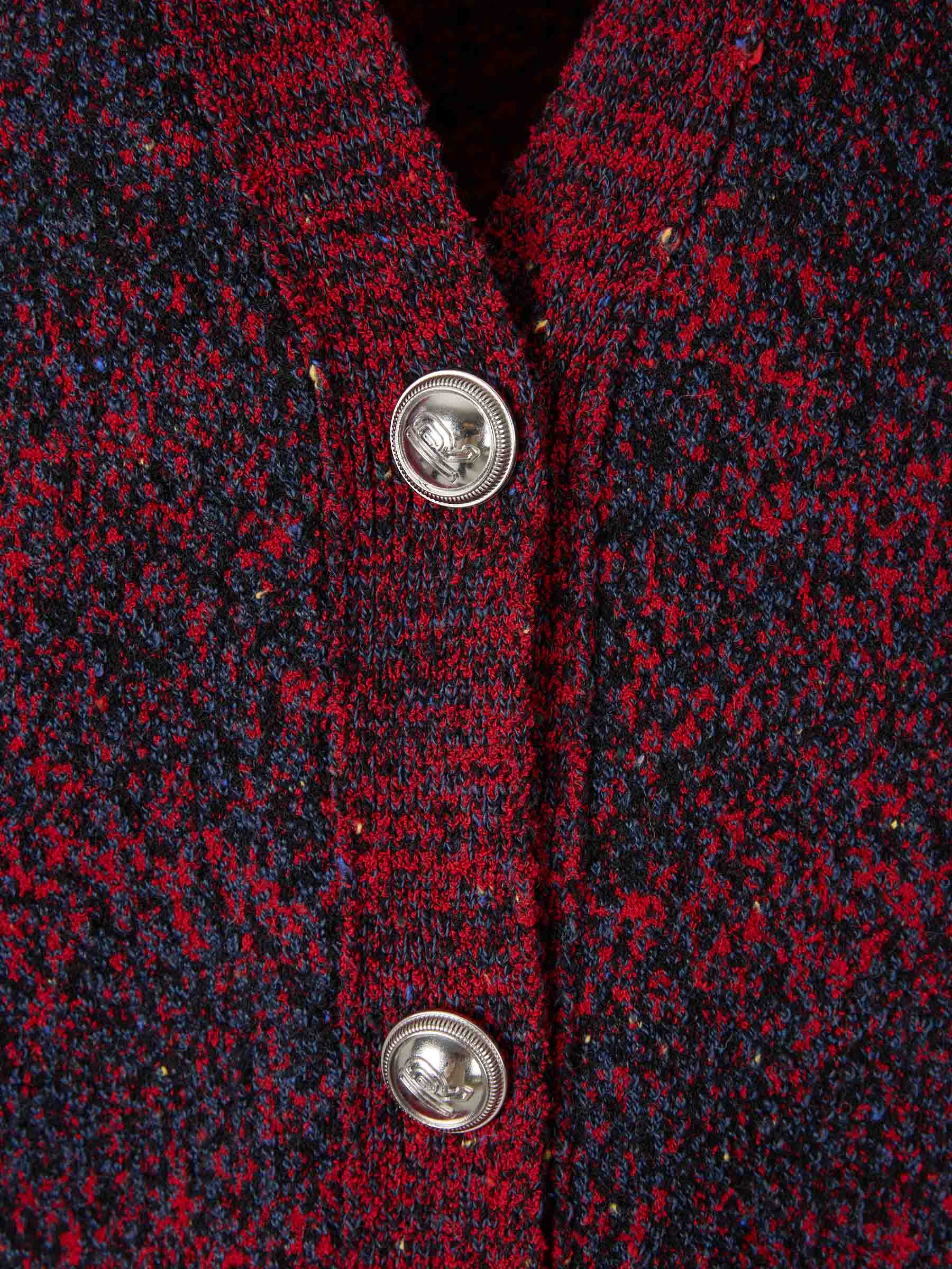 Rabanne Mujer Barcelona Cárdigan Punto Algodón color Burdeos sku 713-000402 01 - Foto 3