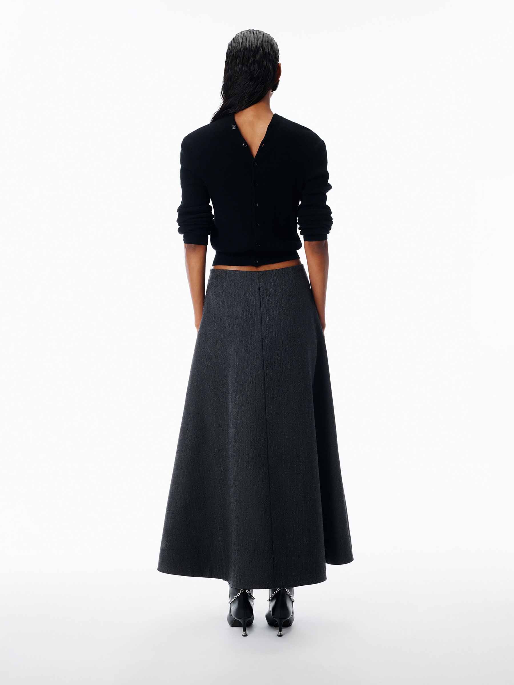 Alexander Wang Mujer Barcelona Cárdigan Lana color Gris Antracita sku 713-000418 01 - Foto 3