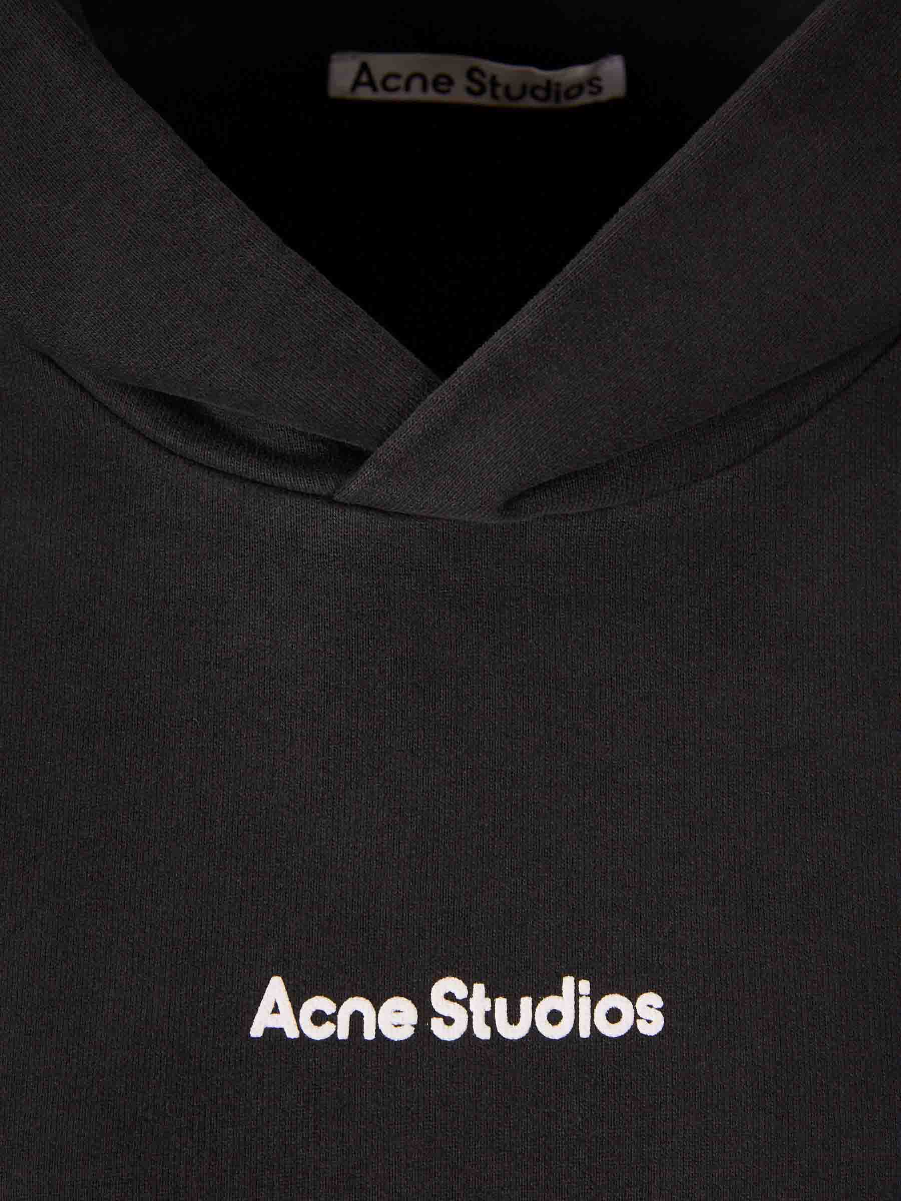 Acne Studios Mujer Barcelona Sudadera Capucha Logo color Negro sku 715-000199 01 - Foto 3