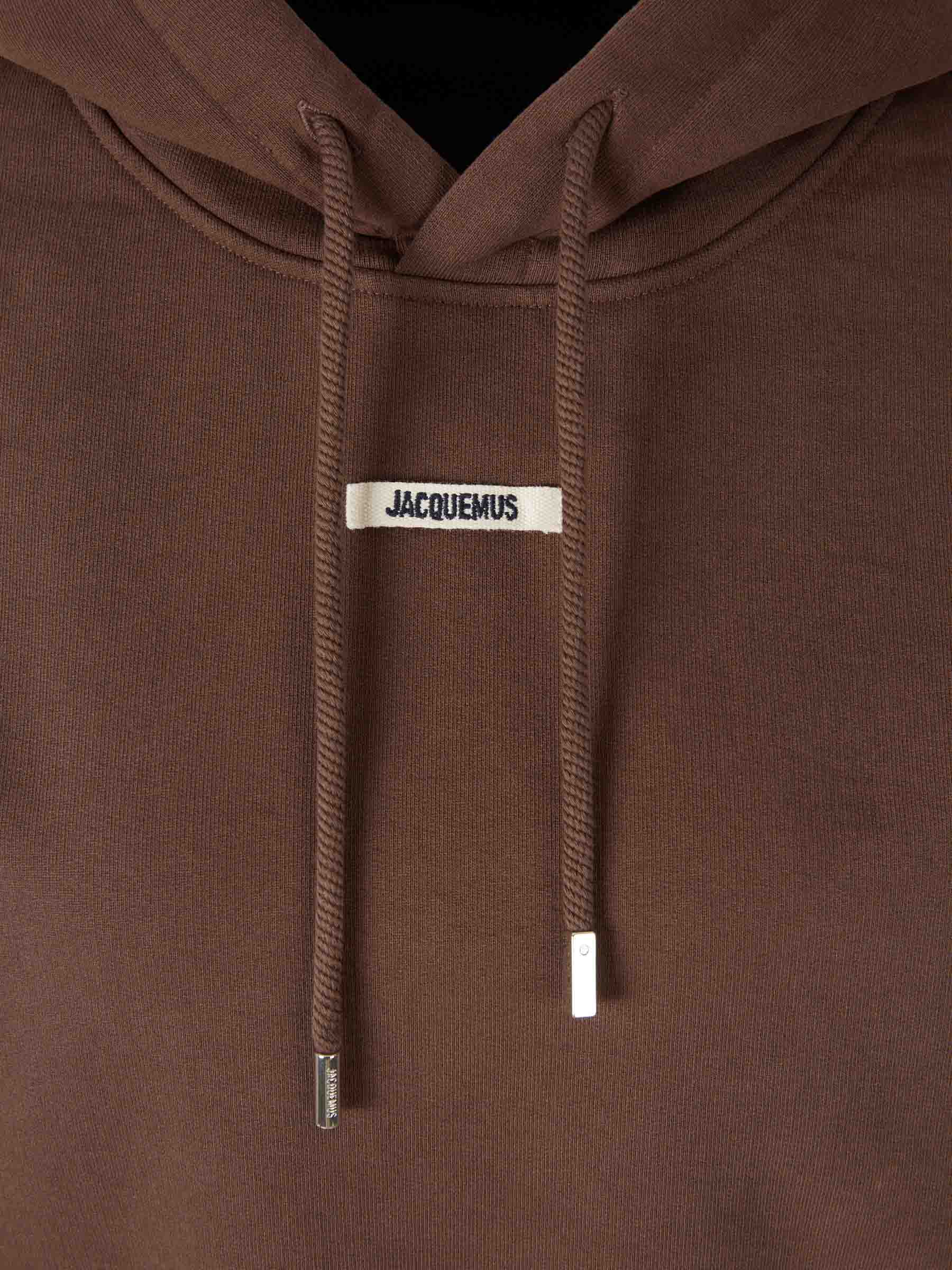 Jacquemus Mujer Barcelona Sudadera con Capucha color Marrón Oscuro sku 715-000214 02 - Foto 3