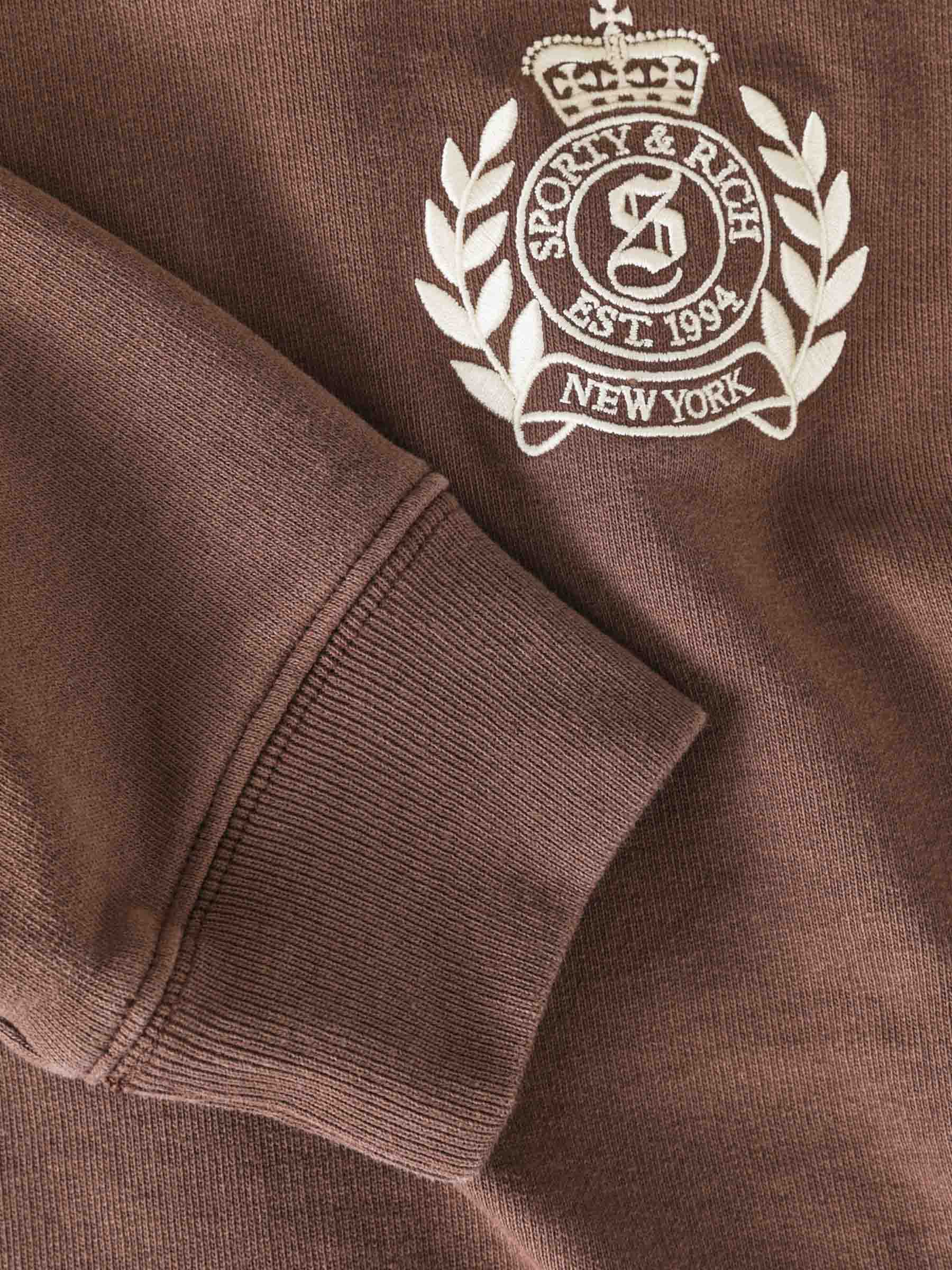 Sporty&Rich Mujer Barcelona Sudadera Cuello Alto color Marrón sku 715-000216 01 - Foto 4