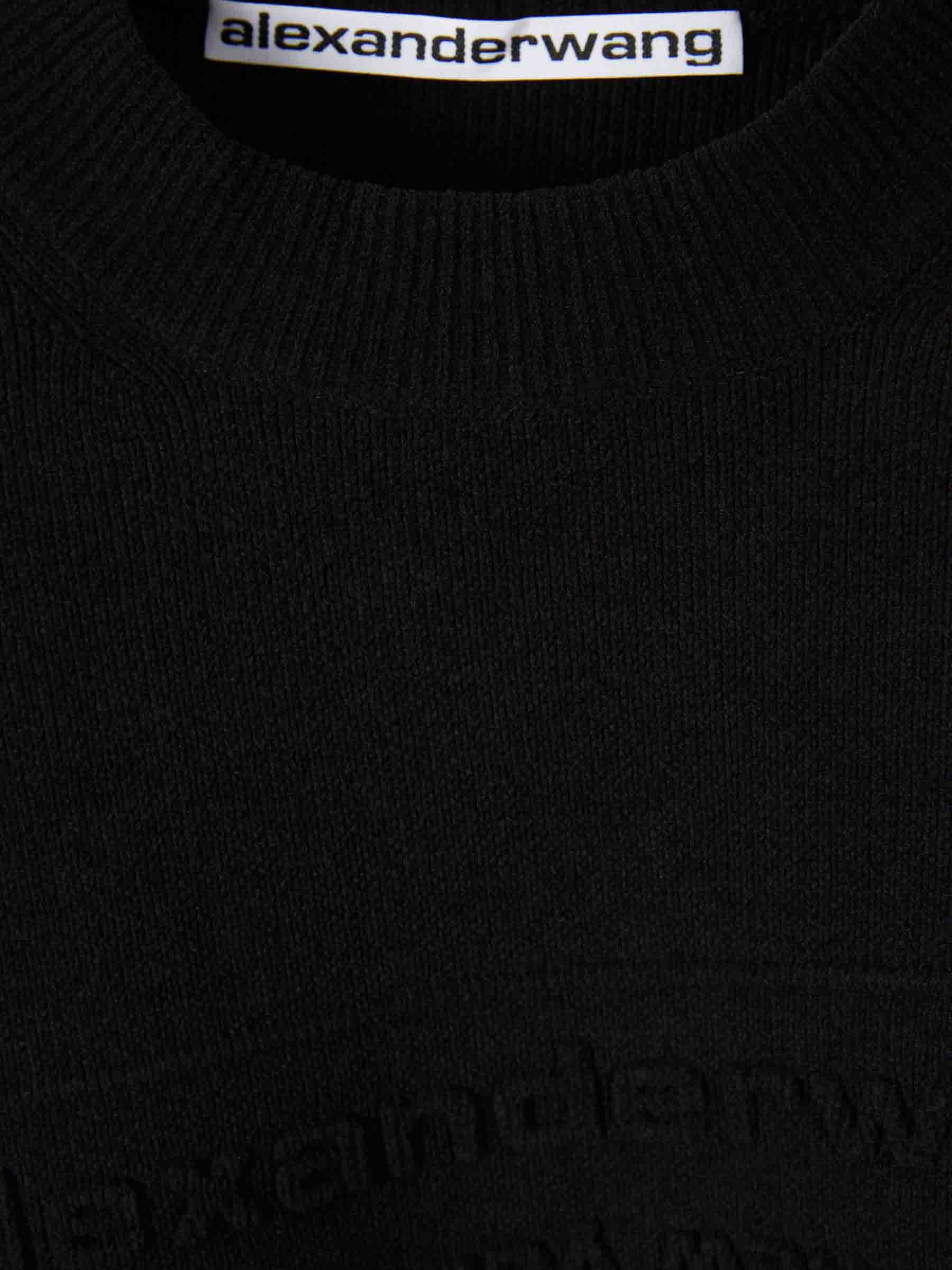Alexander Wang Mujer Barcelona Jersey Cuello Redondo color Negro sku 715-000220 01 - Foto 2