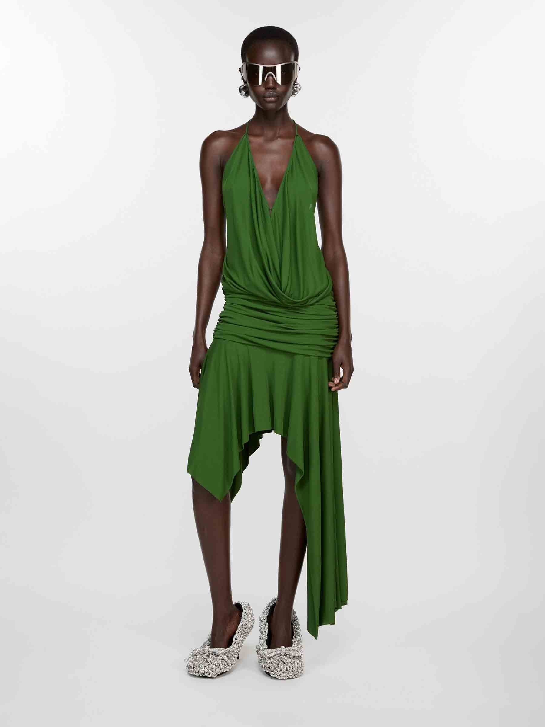 Acne Studios Acne Studios Ruched Midi Dress in Barcelona or Shop Online Mujer 721-000361 01 Acne Studios Acne Studios Ruched Midi Dress in Barcelona or Shop Online Mujer 721-000361 01