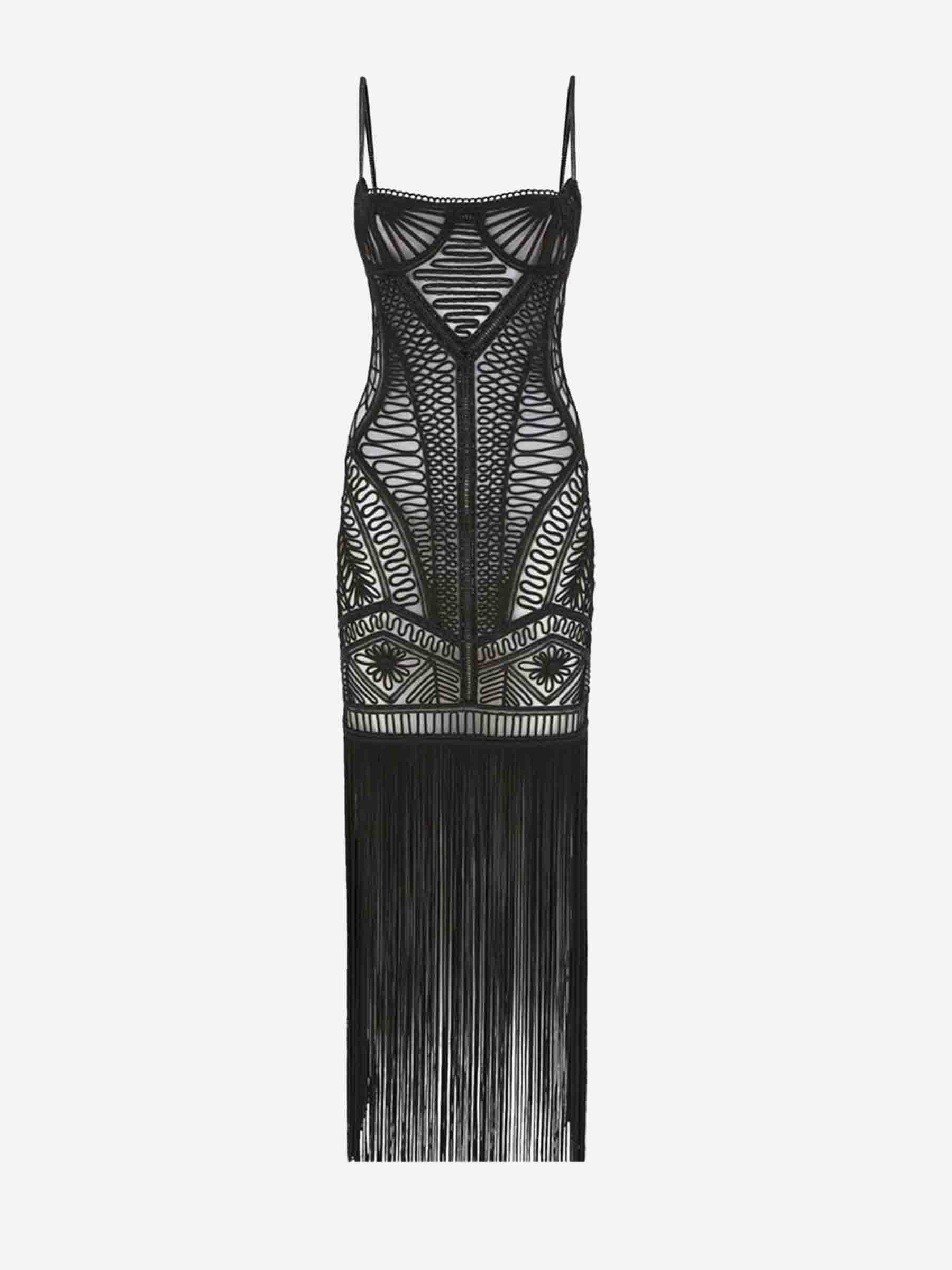 The Attico The Attico Black midi dress in Barcelona or Shop Online Mujer 721-000409 01 The Attico The Attico Black midi dress in Barcelona or Shop Online Mujer 721-000409 01