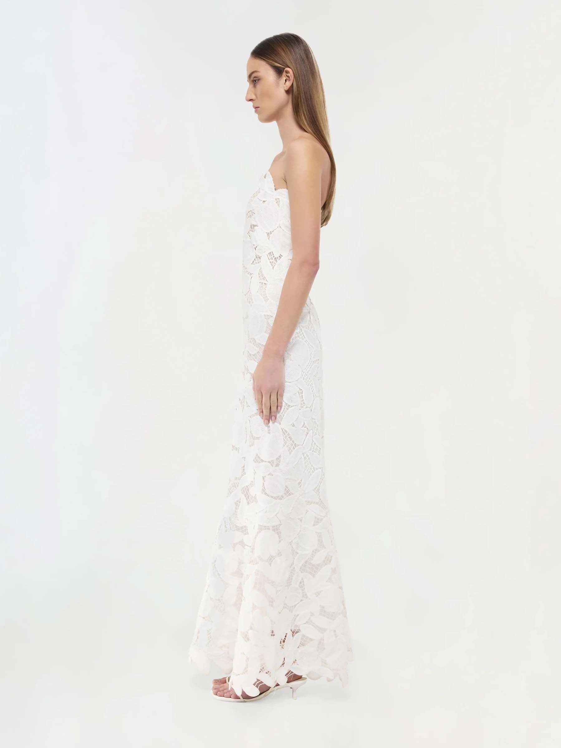 Simkhai Mujer Barcelona Vestido Midi Bordado color Blanco sku 721-000465 01 - Foto 3