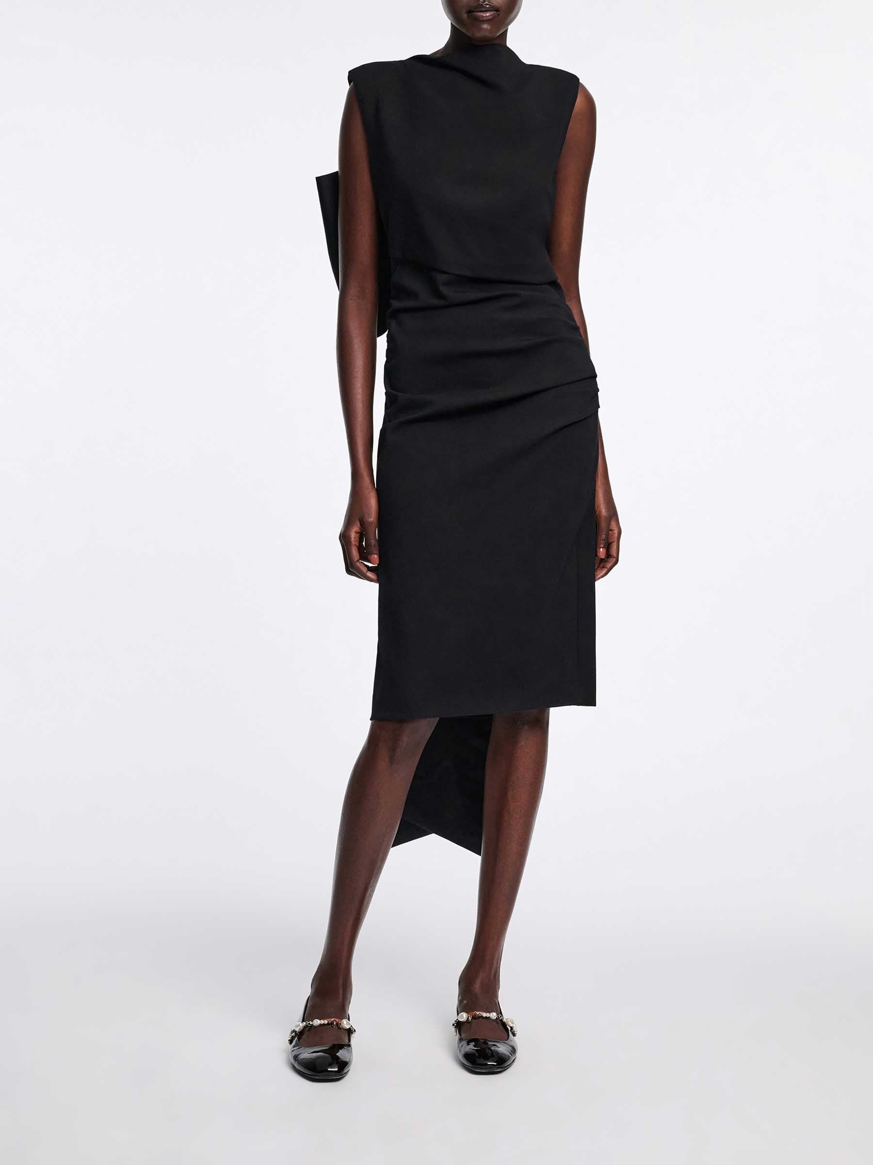 Dorothee Schumacher Mujer Barcelona Vestido Midi Lazo color Negro sku 721-000564 01 - Foto 3