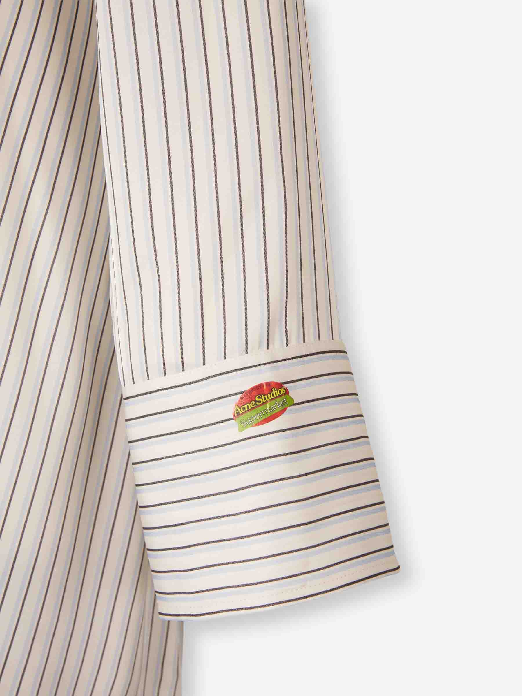 Acne Studios Mujer Barcelona Vestido Midi Camisero color Blanco sku 721-000566 01 - Foto 4