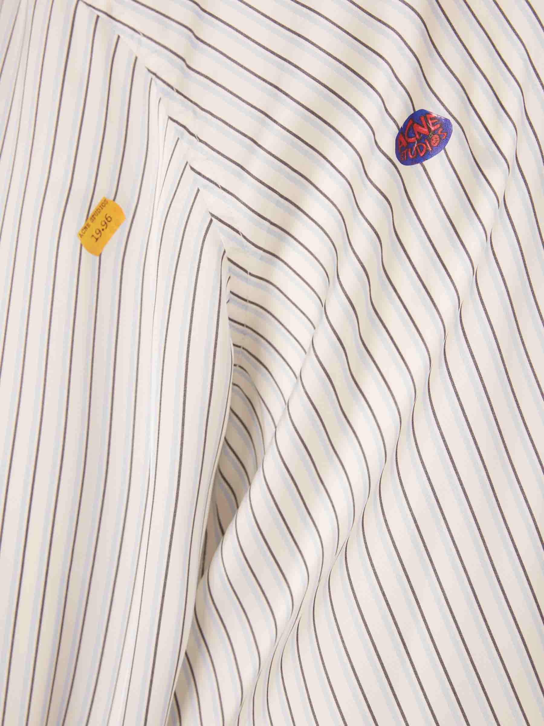 Acne Studios Mujer Barcelona Vestido Midi Camisero color Blanco sku 721-000566 01 - Foto 6