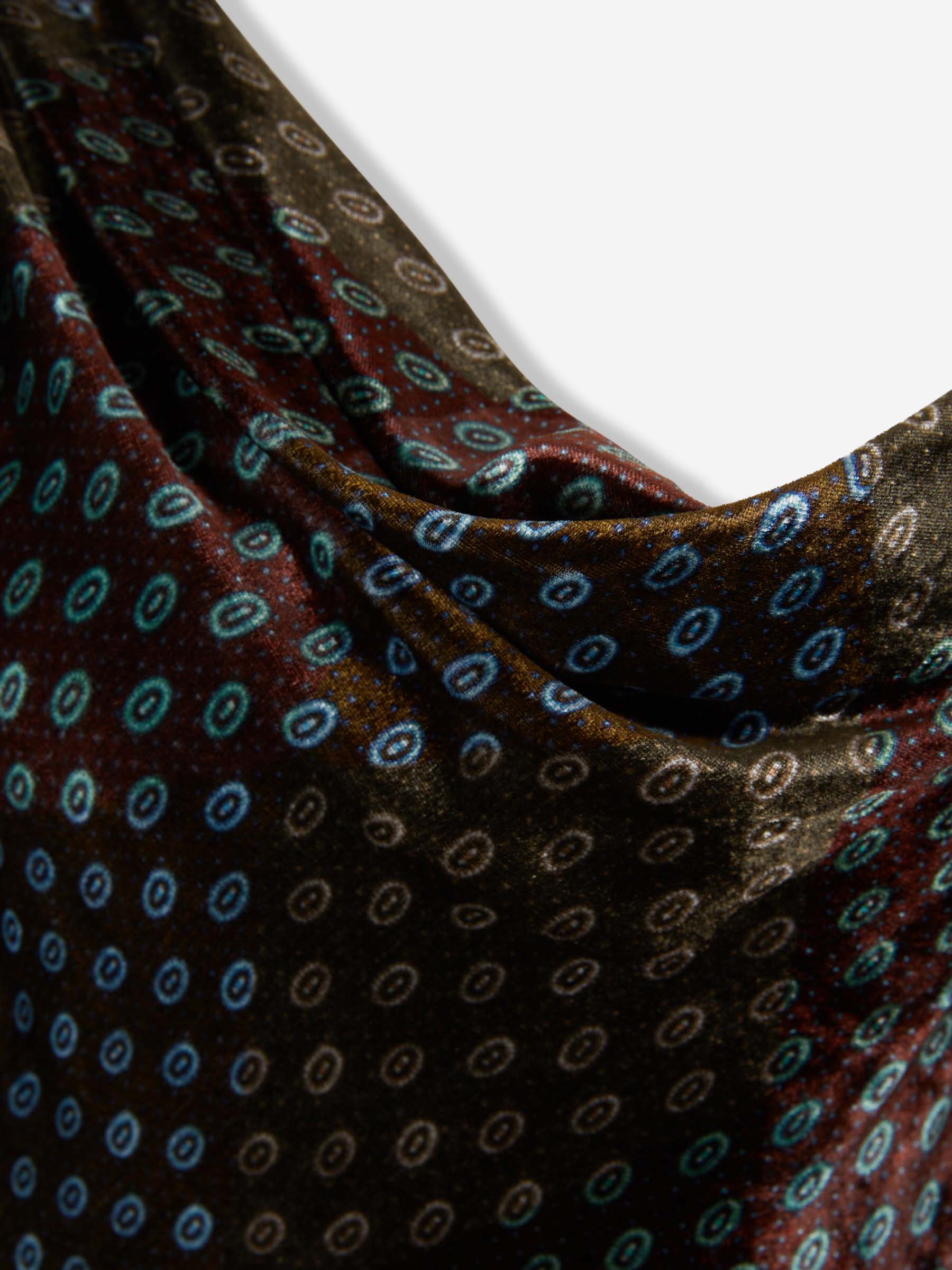 Dries Van Noten Mujer Barcelona Vestido Midi Asimétrico color Multicolor sku 721-000570 01 - Foto 3