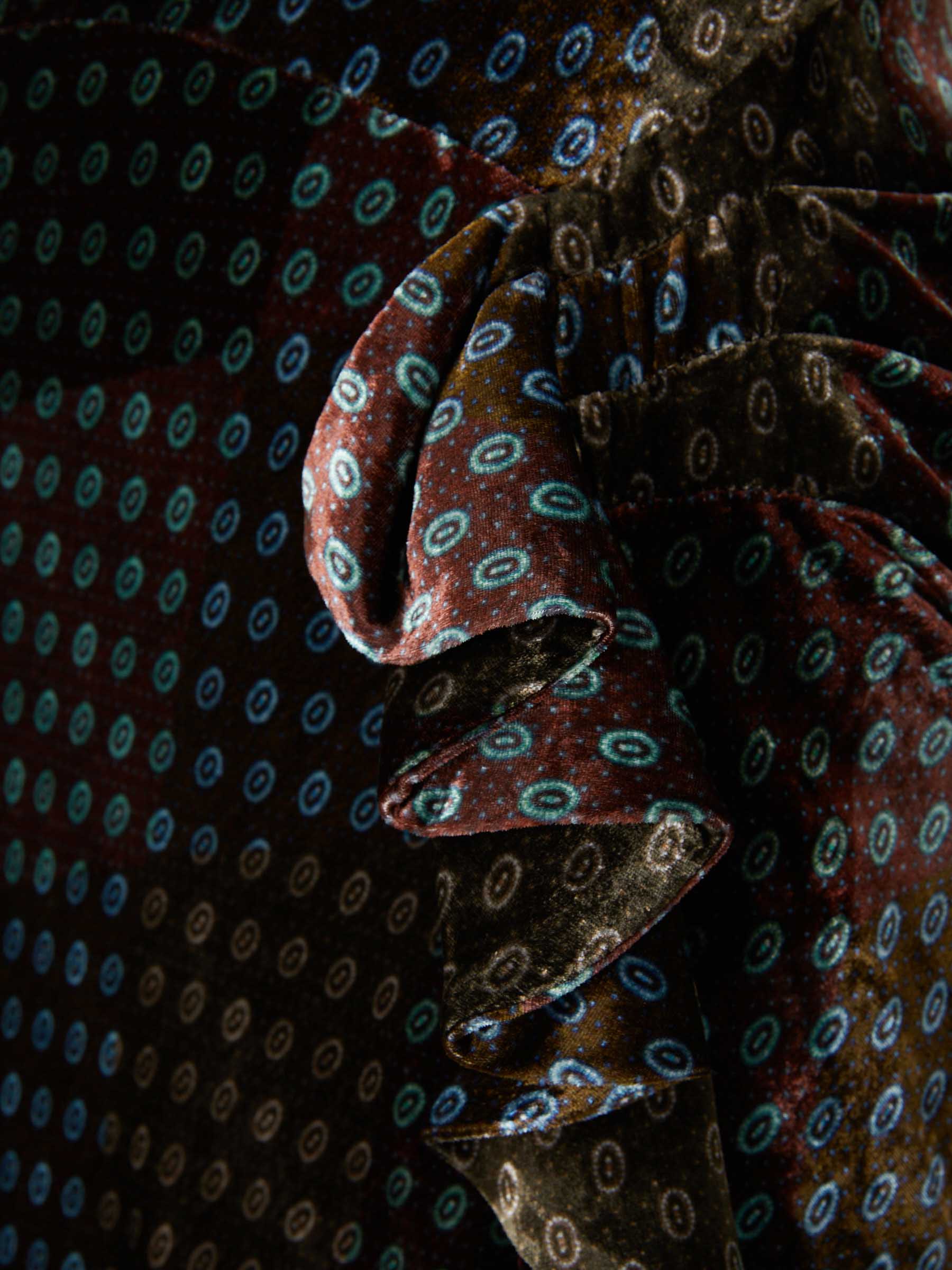 Dries Van Noten Mujer Barcelona Vestido Midi Asimétrico color Multicolor sku 721-000570 01 - Foto 4