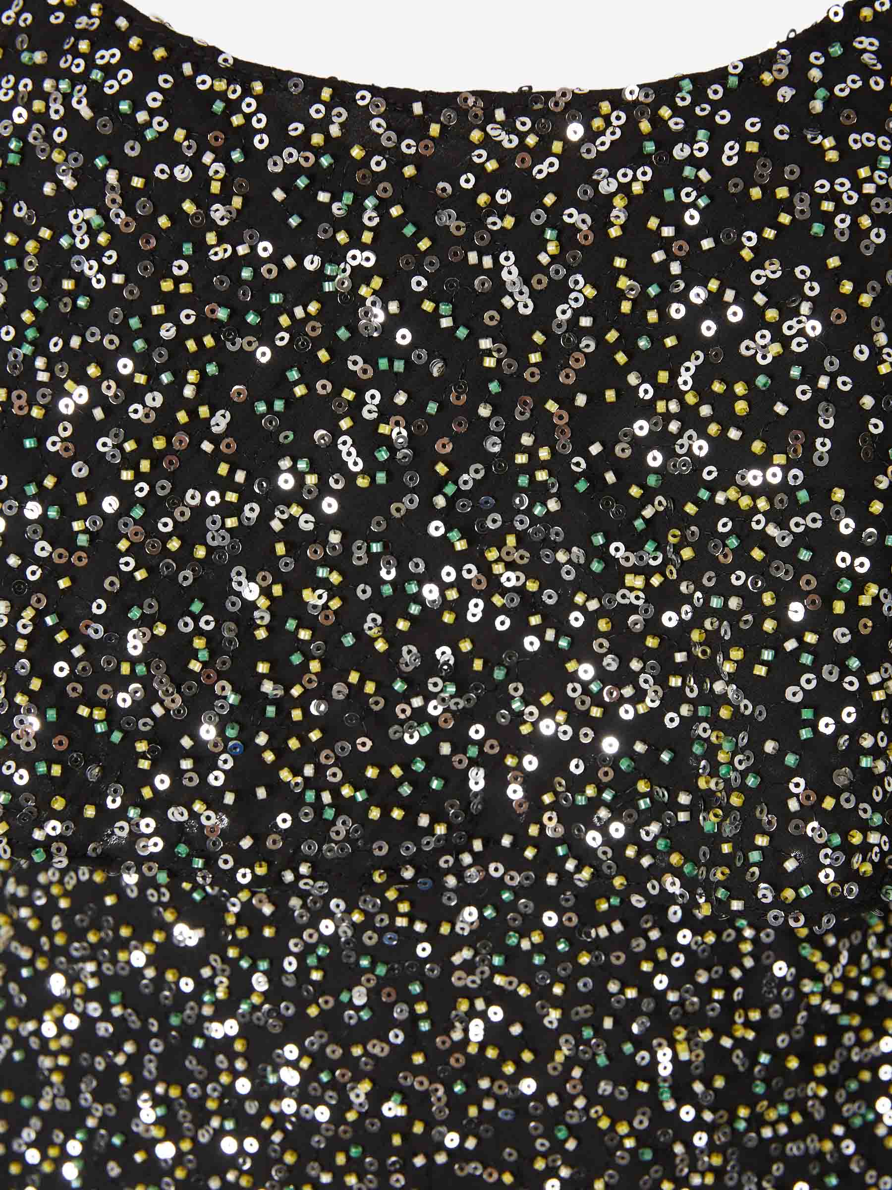 Rabanne Mujer Barcelona Vestido Midi Sequin color Plateado sku 721-000617 01 - Foto 3