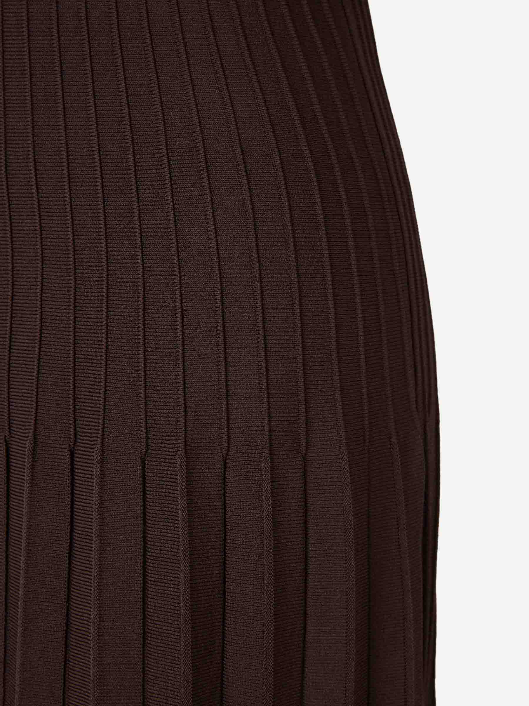 Staud Mujer Barcelona Vestido Midi Elyse color Marrón Oscuro sku 721-000638 01 - Foto 4