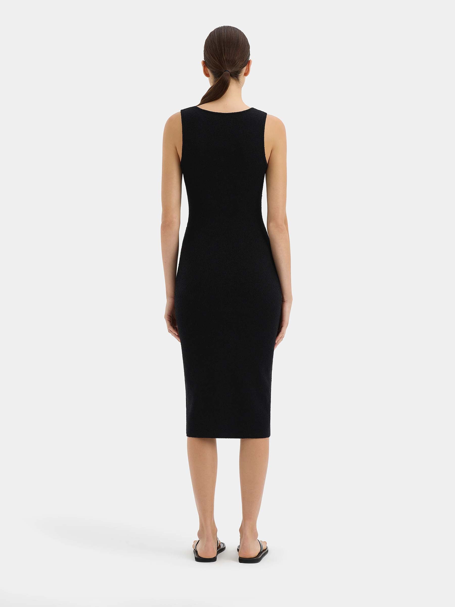 SIR. Mujer Barcelona Vestido Midi Algodón color Negro sku 721-000646 01 - Foto 3