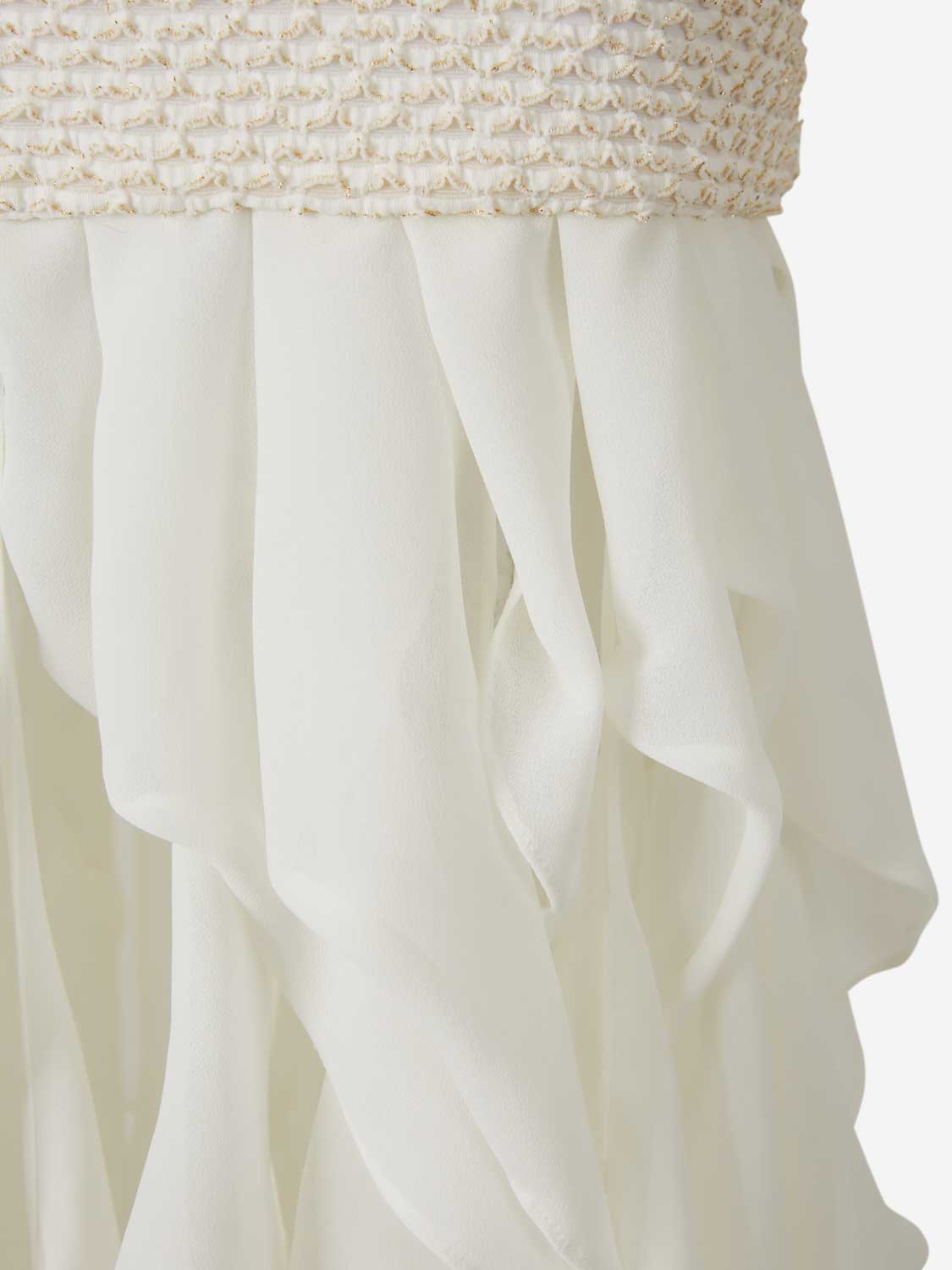 PatBo Mujer Barcelona Vestido Maxi Malla Gavea color Blanco sku 721-000665 01 - Foto 4
