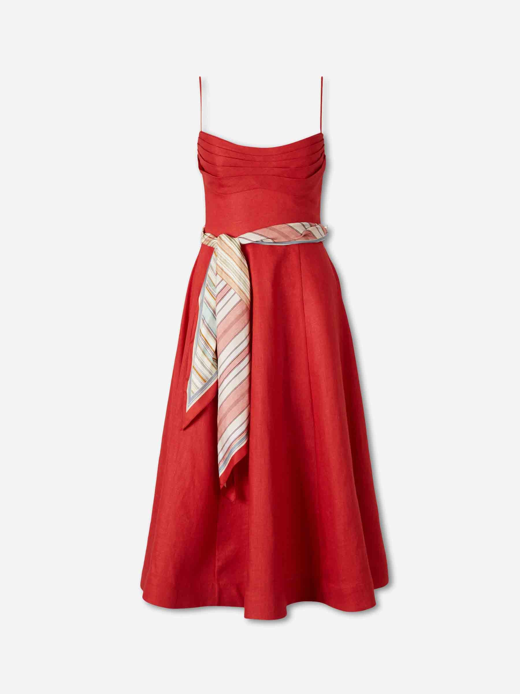 Zimmermann Tuck Midi Dress Mujer 721-000712 01 Zimmermann Tuck Midi Dress Mujer 721-000712 01