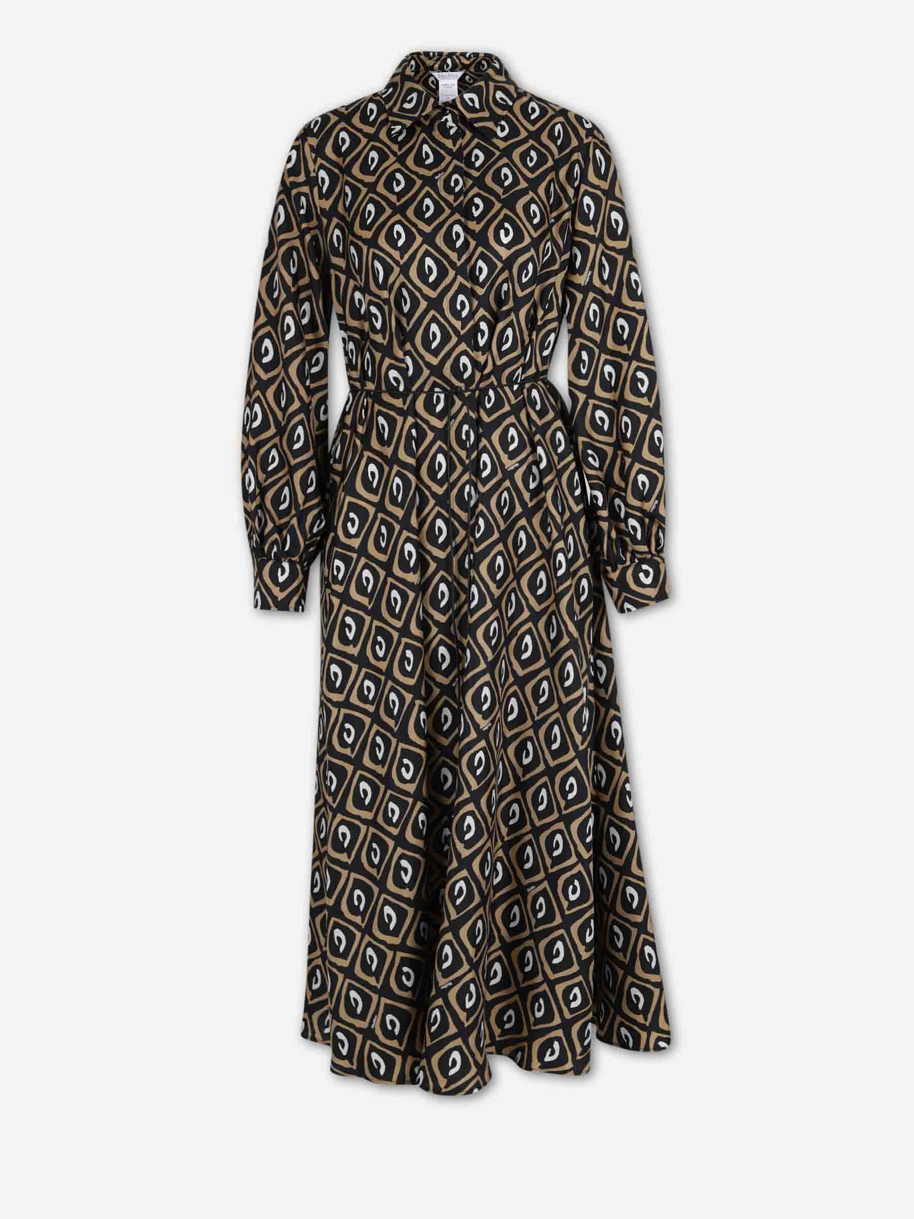 Printed Midi Dress Max Mara Printed Midi Dress Max Mara