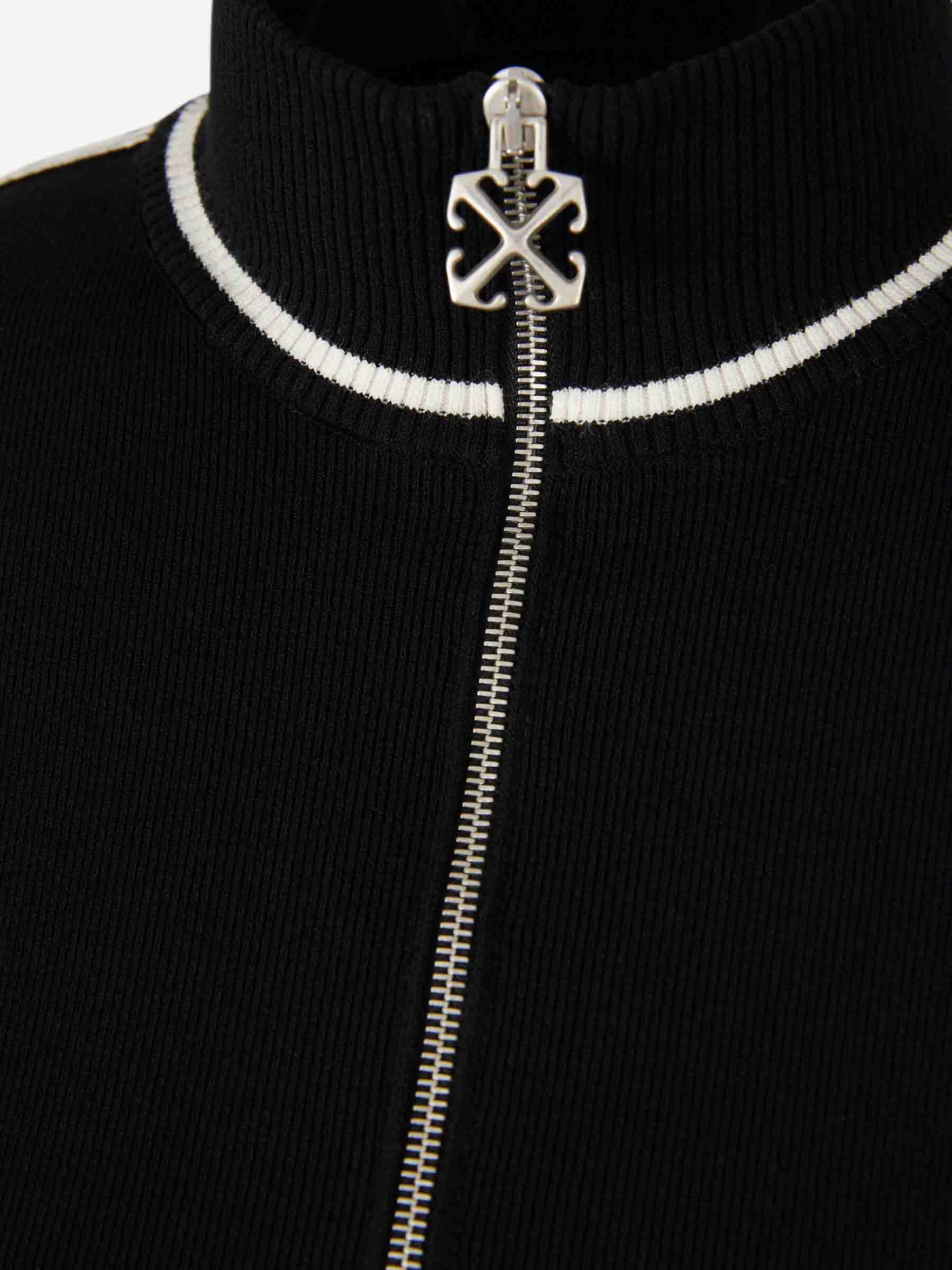 Off-White Mujer Barcelona Vestido Mini Punto color Blanco Y Negro sku 731-006060 01 - Foto 3