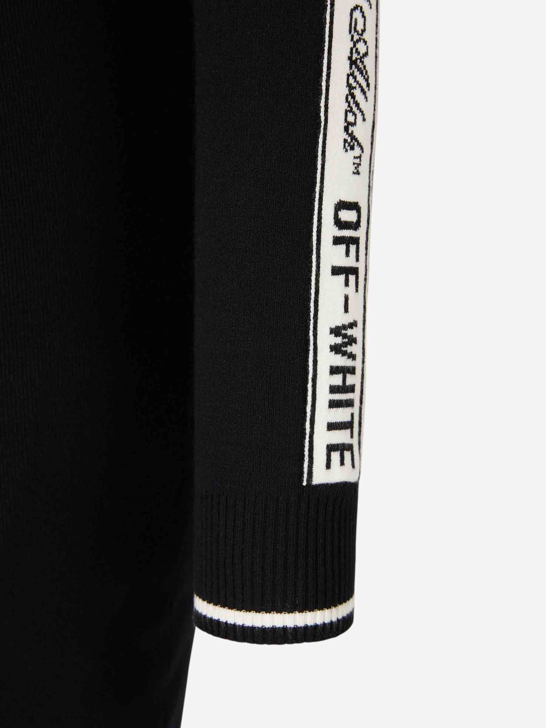 Off-White Mujer Barcelona Vestido Mini Punto color Blanco Y Negro sku 731-006060 01 - Foto 4