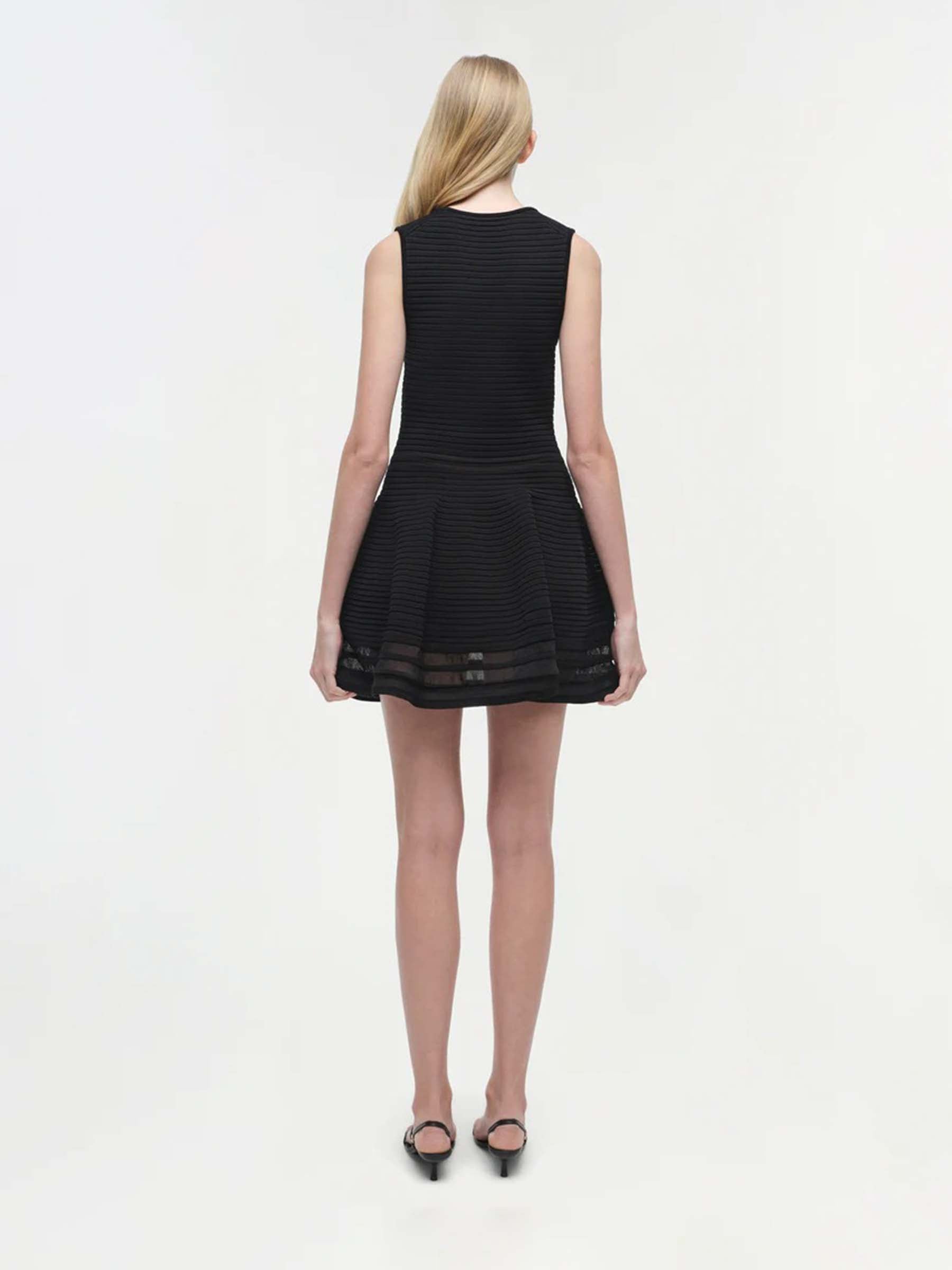 Simkhai Mujer Barcelona Vestido Mini Lottie color Negro sku 731-006062 01 - Foto 3