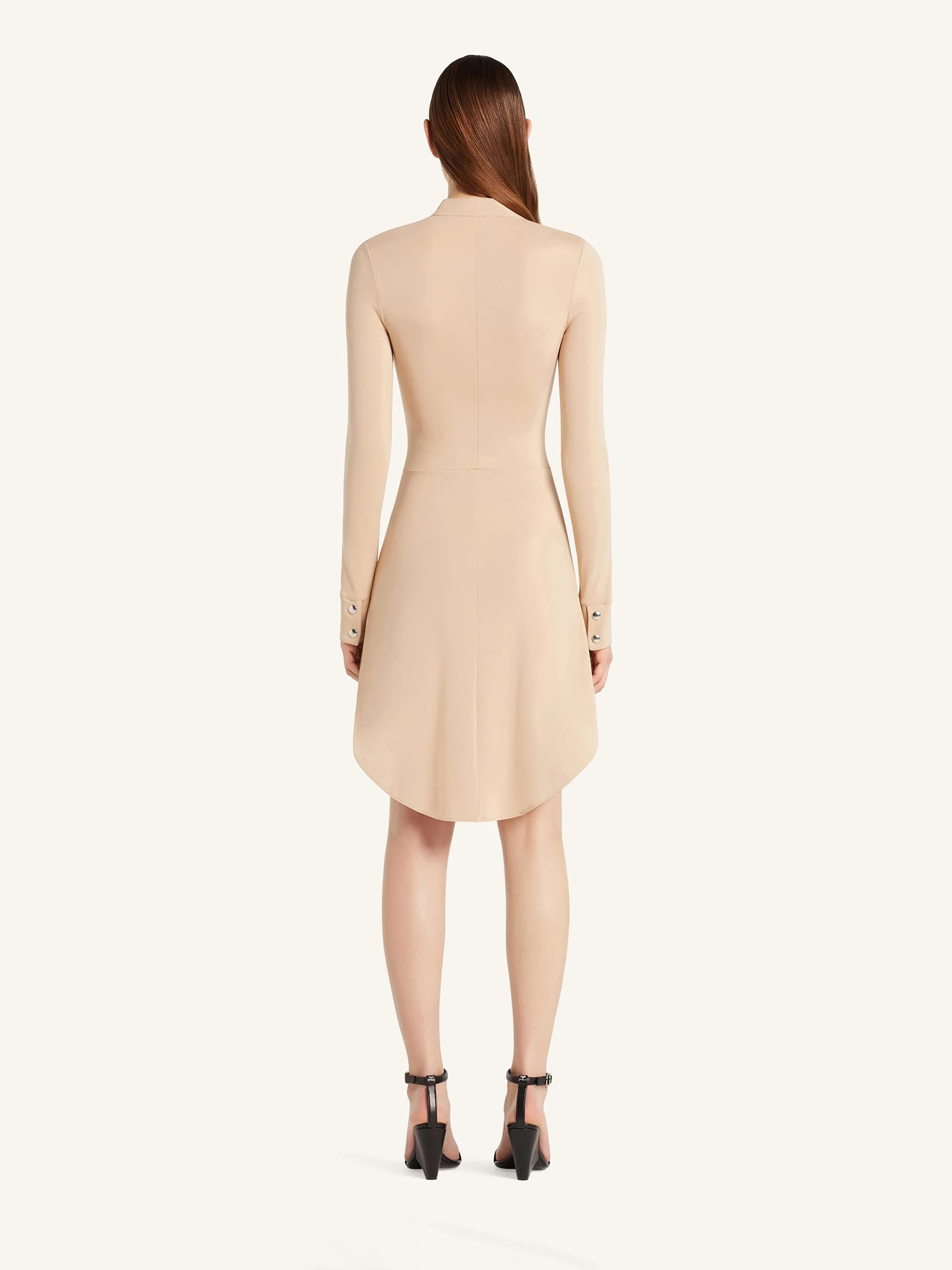 Courrèges Mujer Barcelona Vestido Entallado Midi color Camel sku 731-006078 01 - Foto 3