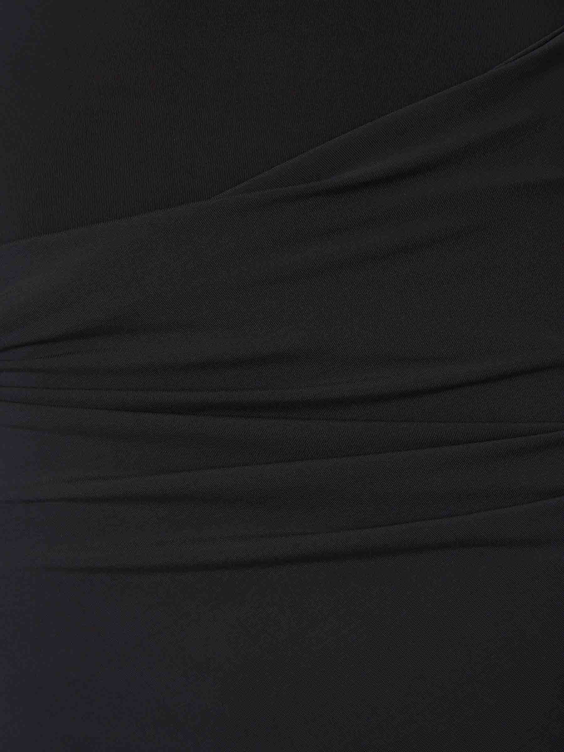 Jacquemus Mujer Barcelona Vestido Mini Drapeado color Negro sku 731-006090 01 - Foto 3