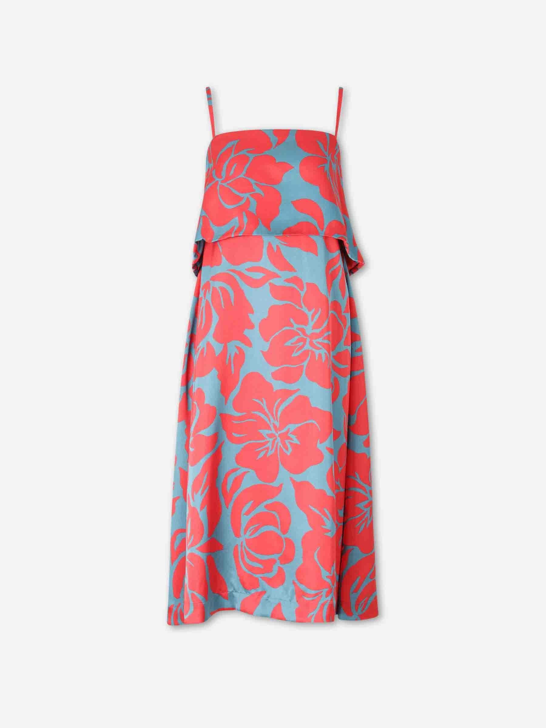 dries van noten floral midi dress Dries Van Noten Delina Floral Jacquard Midi Dress