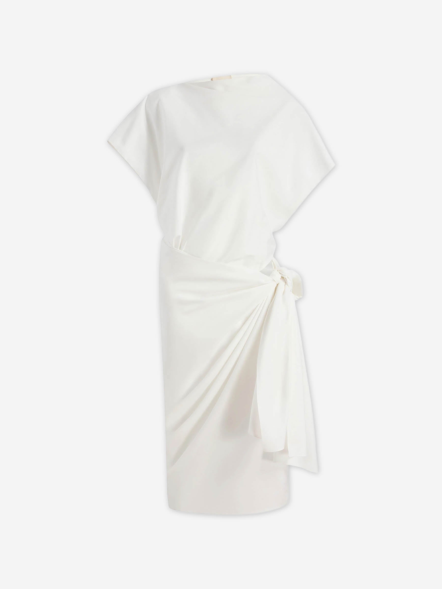 Khaite Draped Midi Dress Mujer 731-006155 01 Khaite Draped Midi Dress Mujer 731-006155 01
