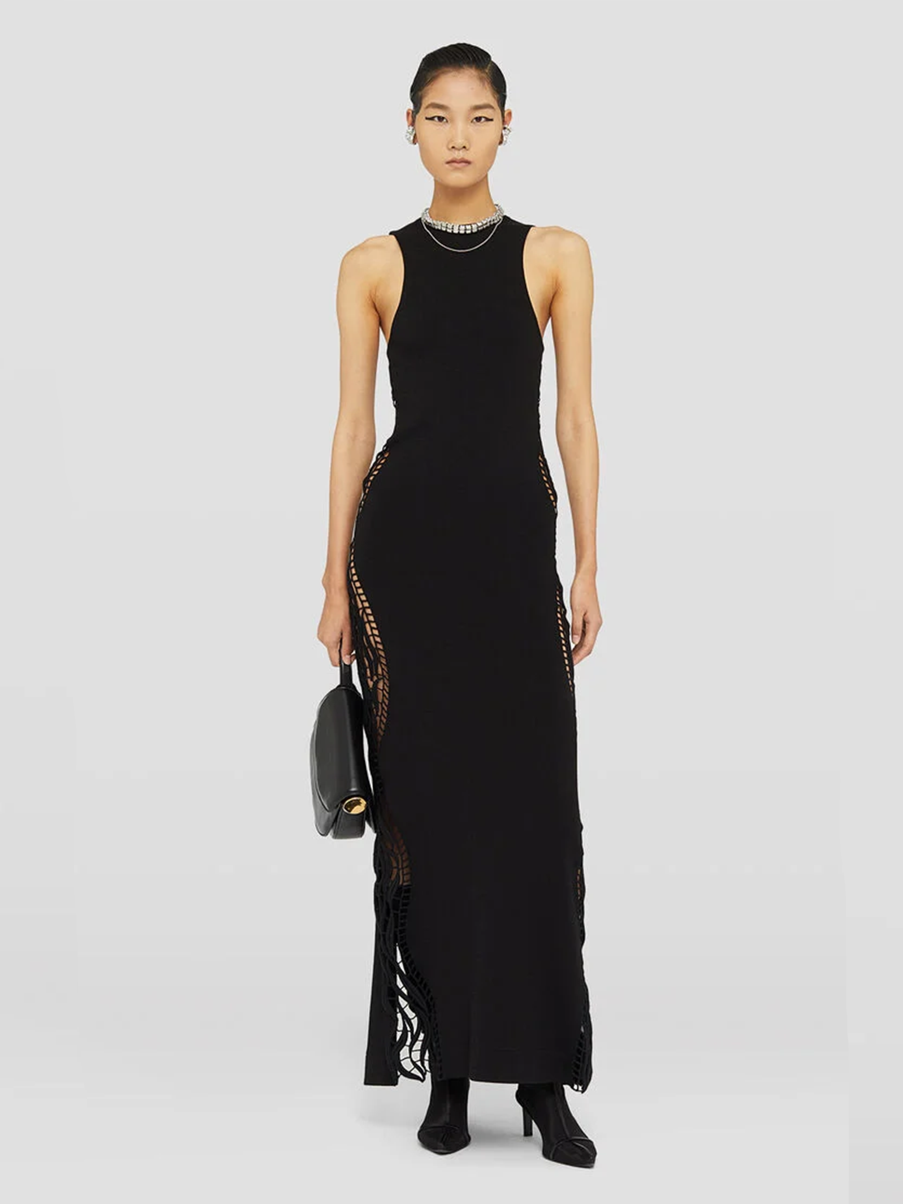 Jil Sander Jil Sander Embroidered Midi Dress in Barcelona or Shop Online Mujer 732-001375 01 Jil Sander Jil Sander Embroidered Midi Dress in Barcelona or Shop Online Mujer 732-001375 01