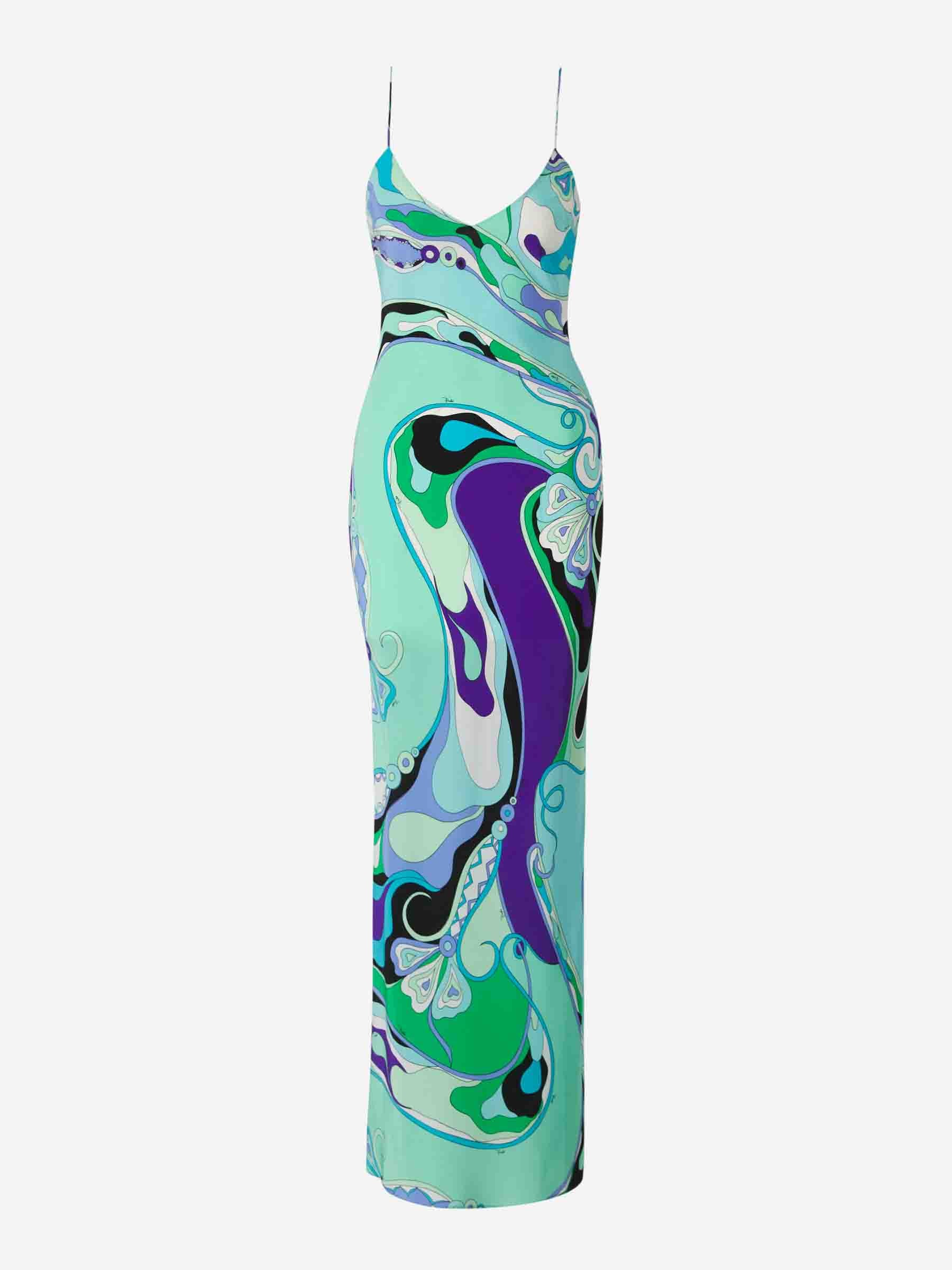 Maxi Printed Dress Pucci Maxi Printed Dress Pucci